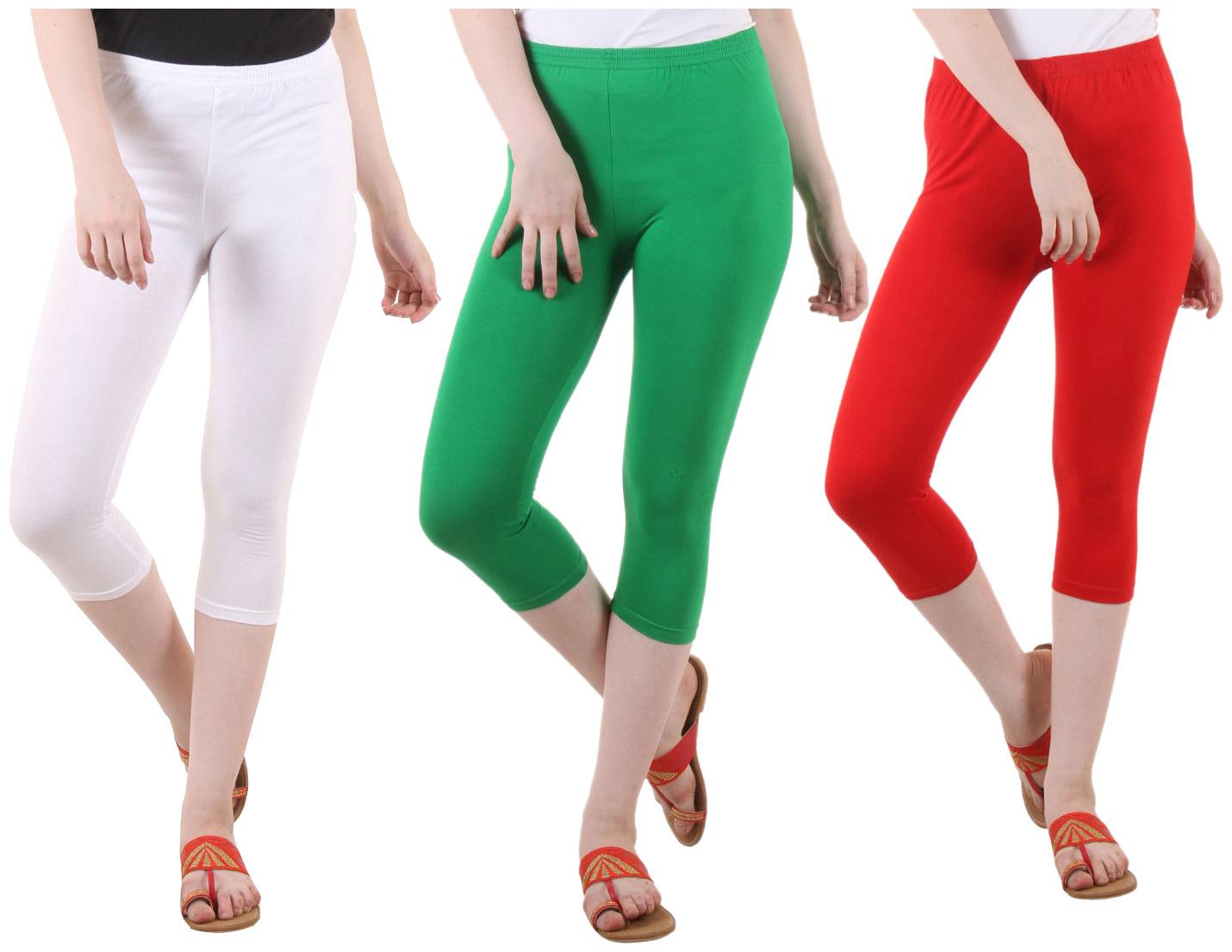 

EVEY Women Solid Regular capri - Multi