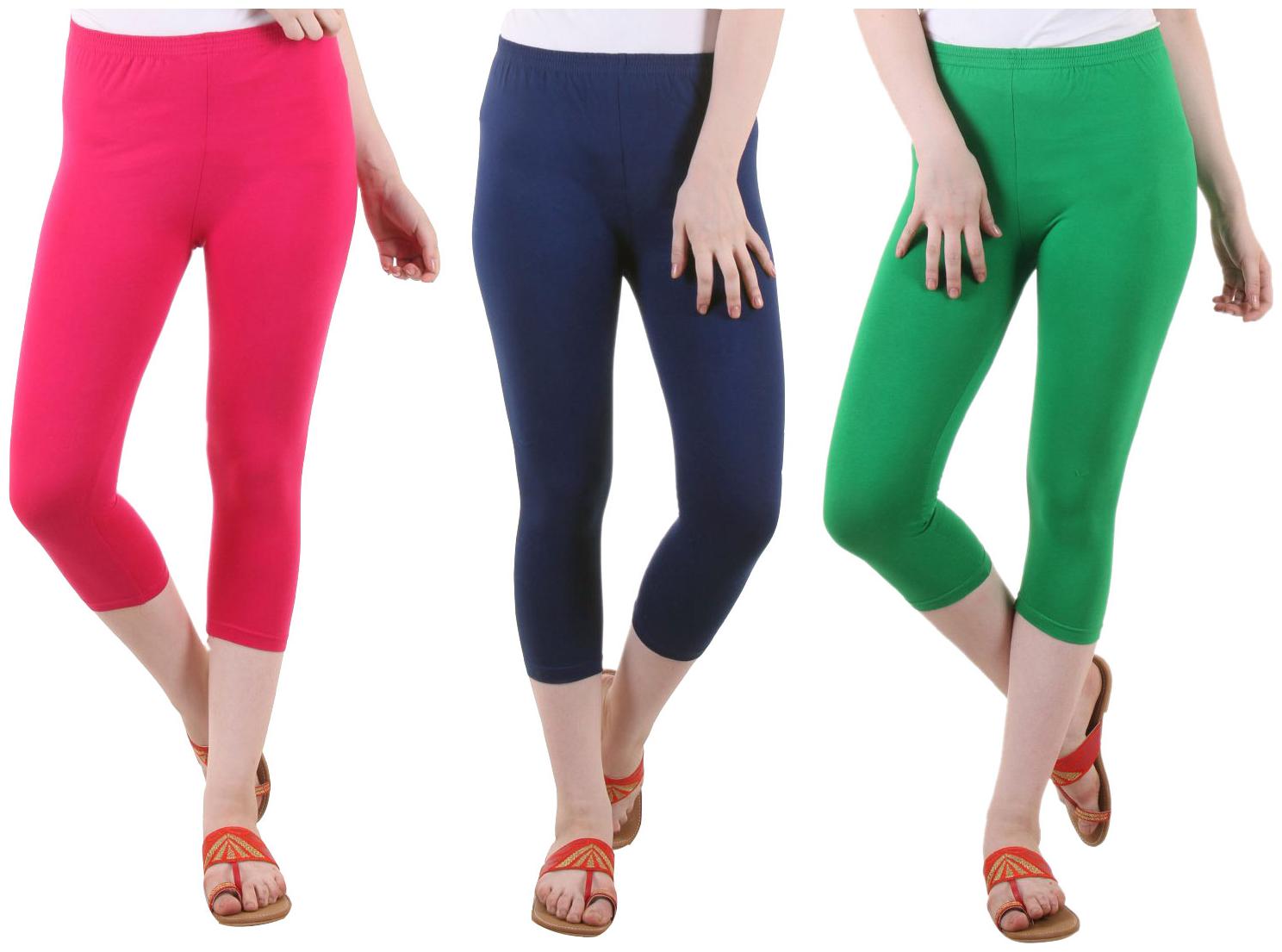 

EVEY Women Solid Regular capri - Multi