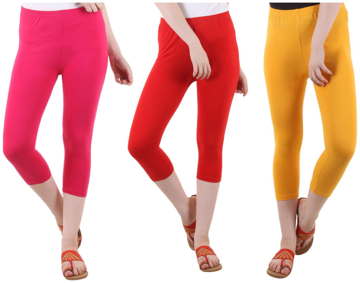 

EVEY Women Solid Regular capri - Multi