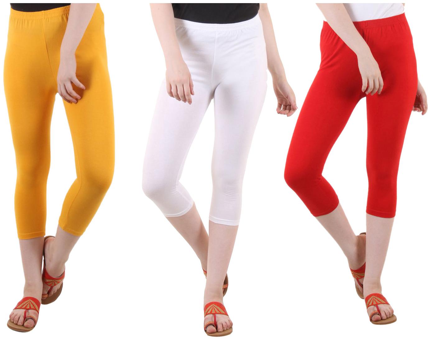 

EVEY Women Solid Regular capri - Multi