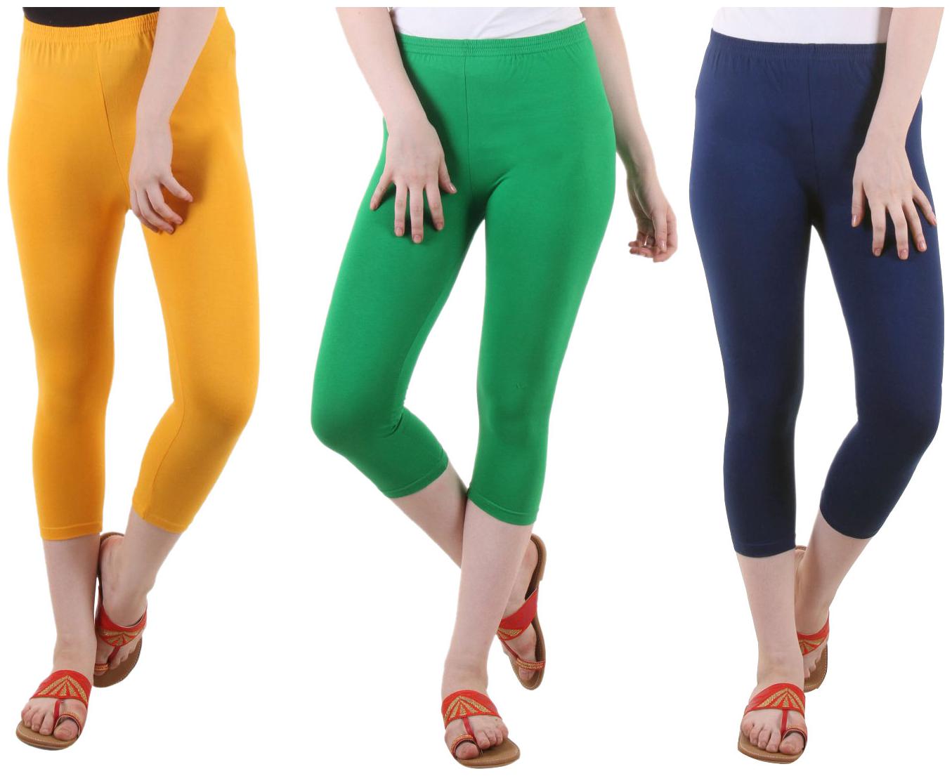 

EVEY Women Solid Regular capri - Multi