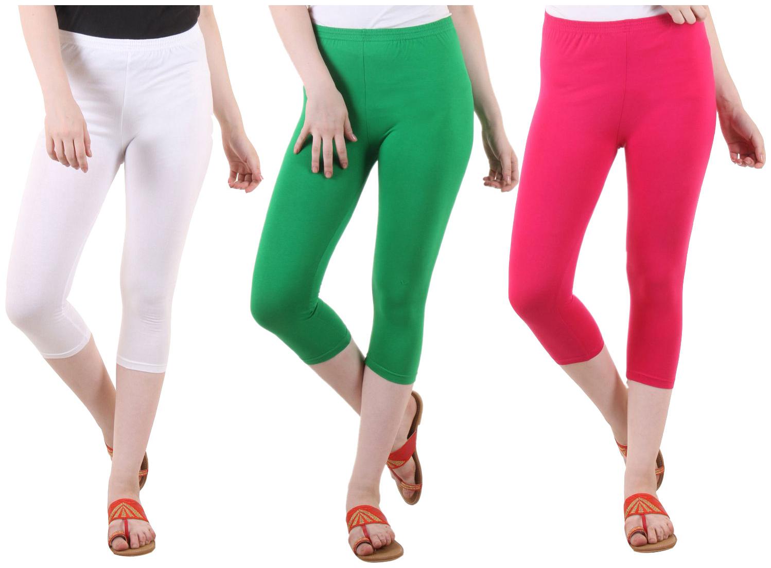 

EVEY Women Solid Regular capri - Multi