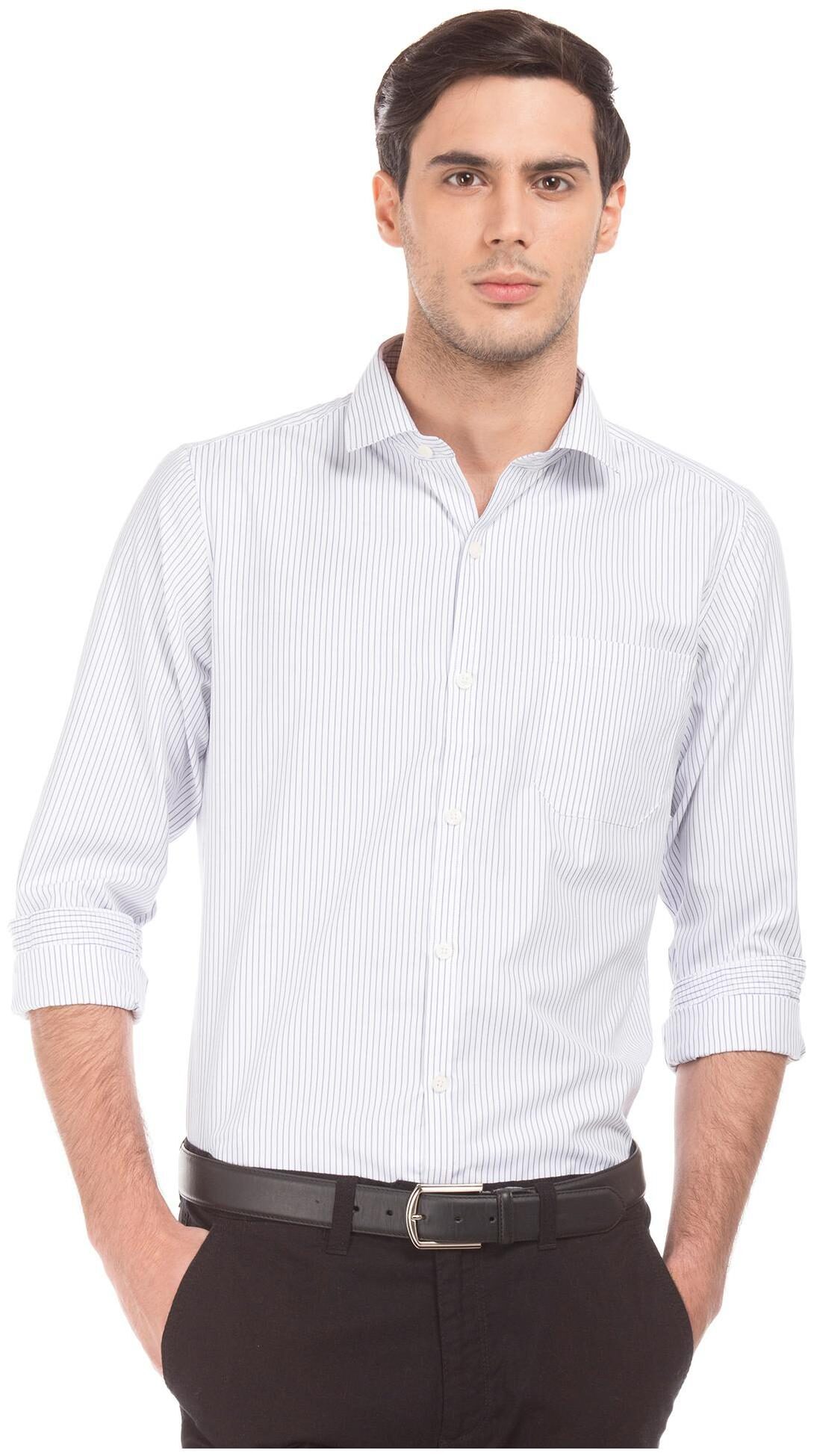 

Excalibur Men Slim fit Formal Shirt - White