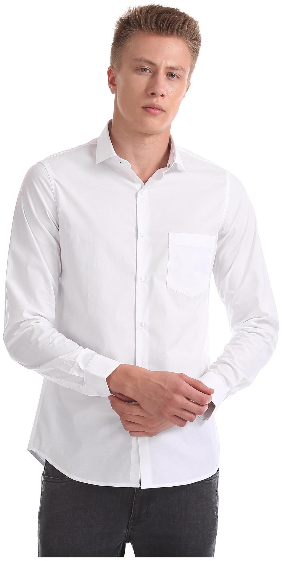 

Excalibur Men Slim fit Formal Shirt - White