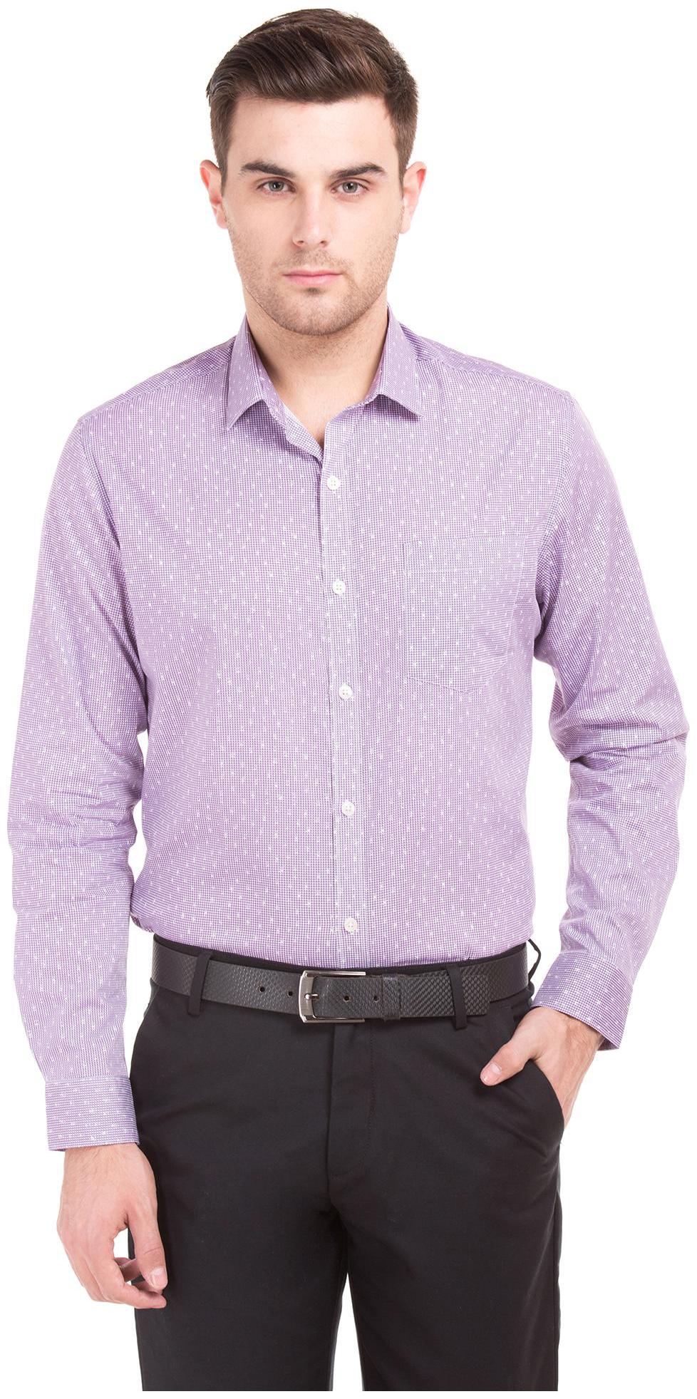

Excalibur Men Regular fit Formal Shirt - Purple