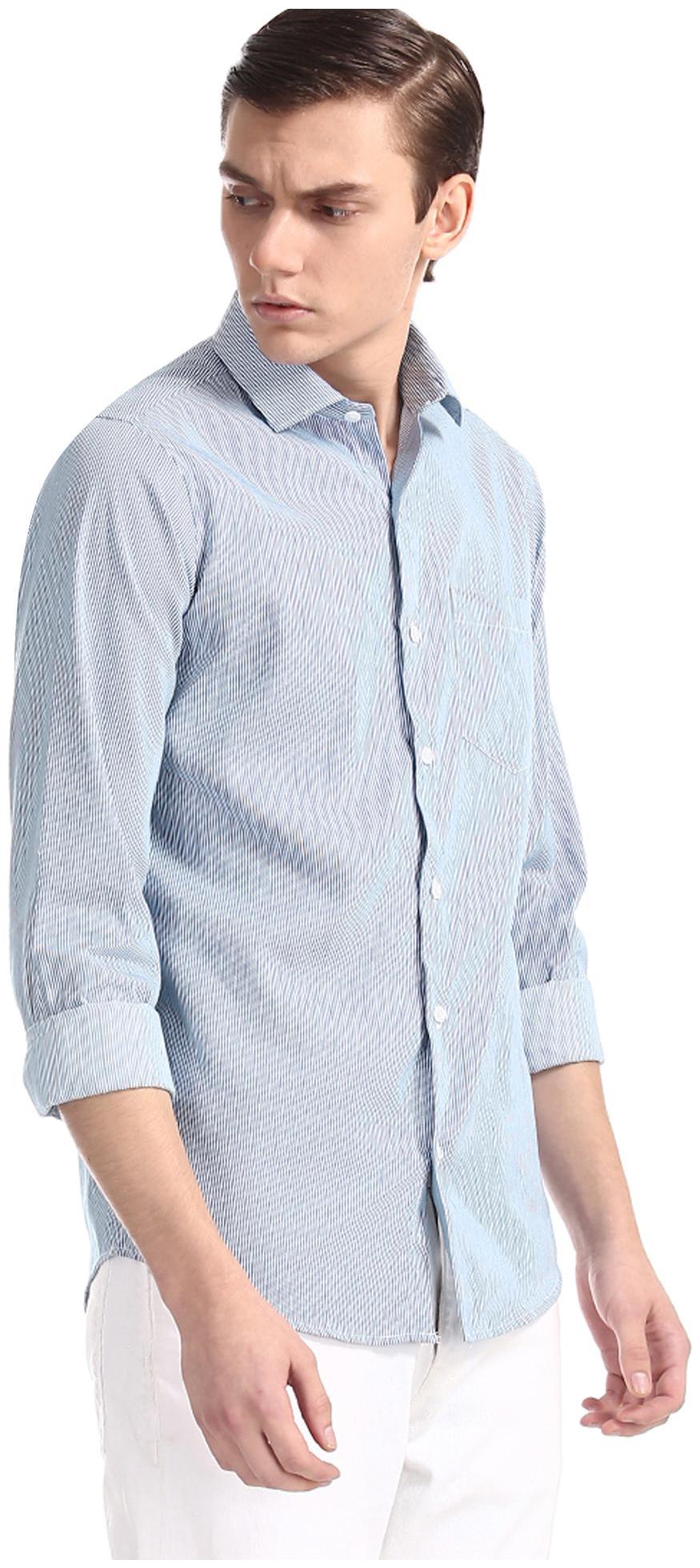 

Excalibur Men Slim fit Formal Shirt - Blue