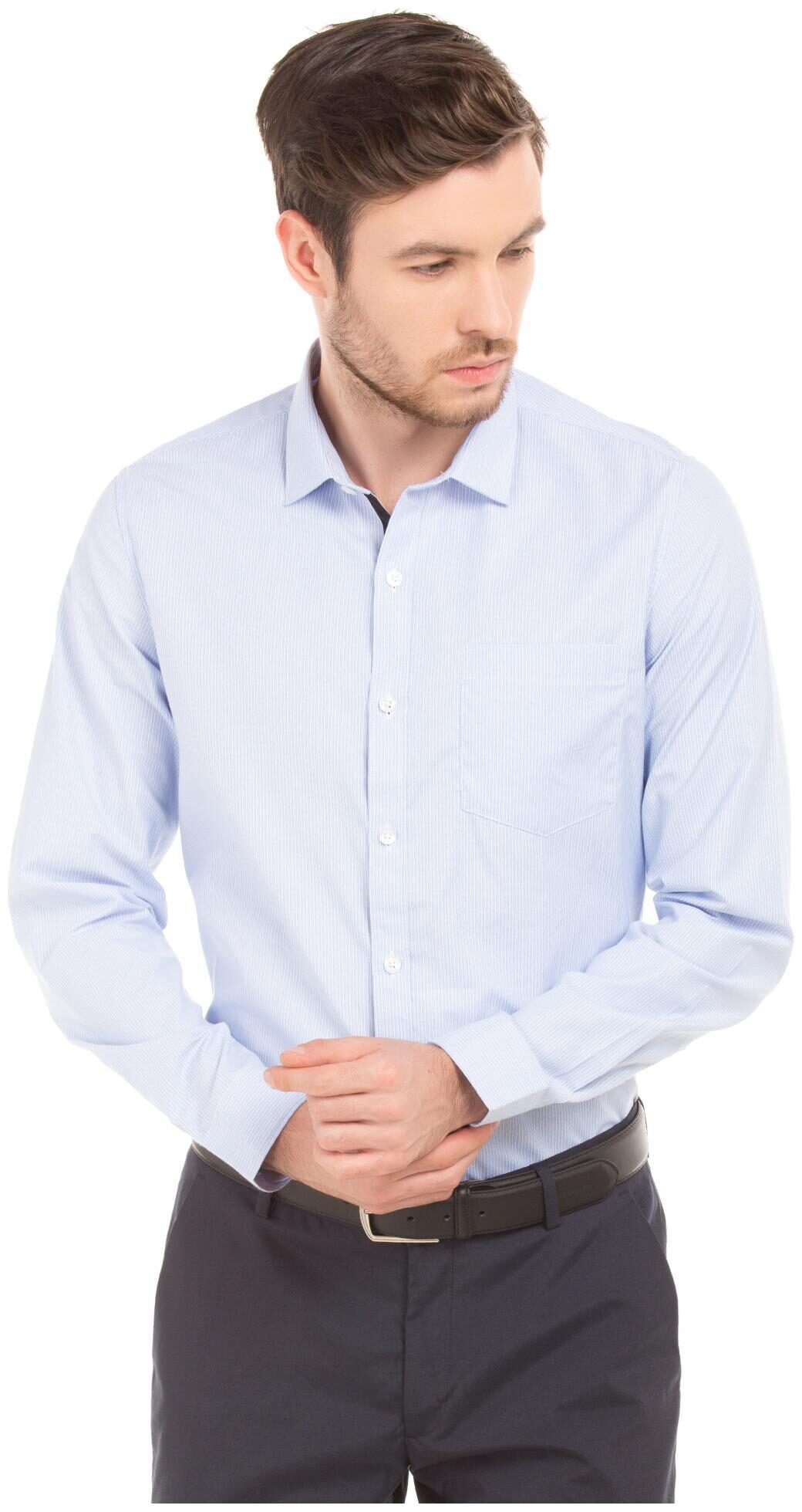 

Excalibur Men Slim fit Formal Shirt - Blue