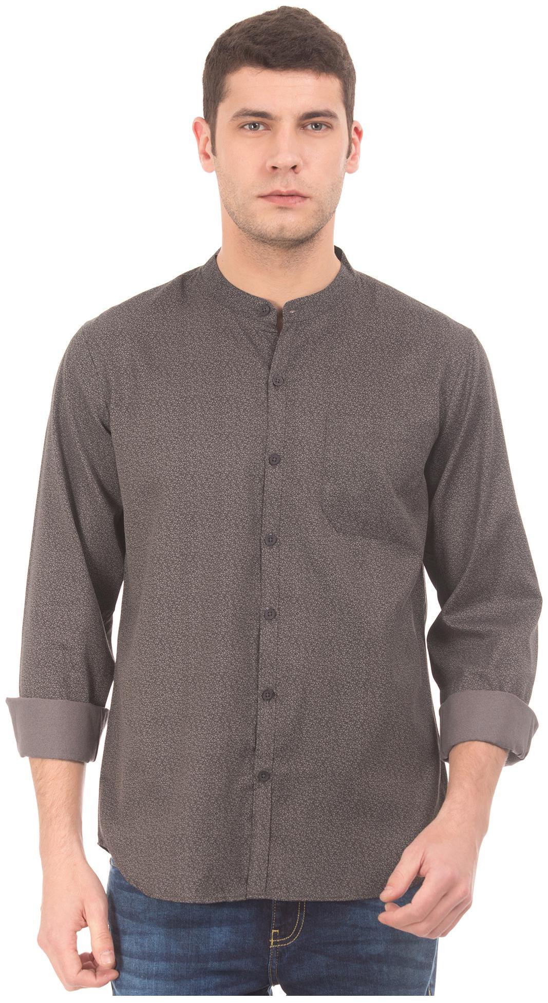 

Excalibur Men Super slim fit Formal Shirt - Grey