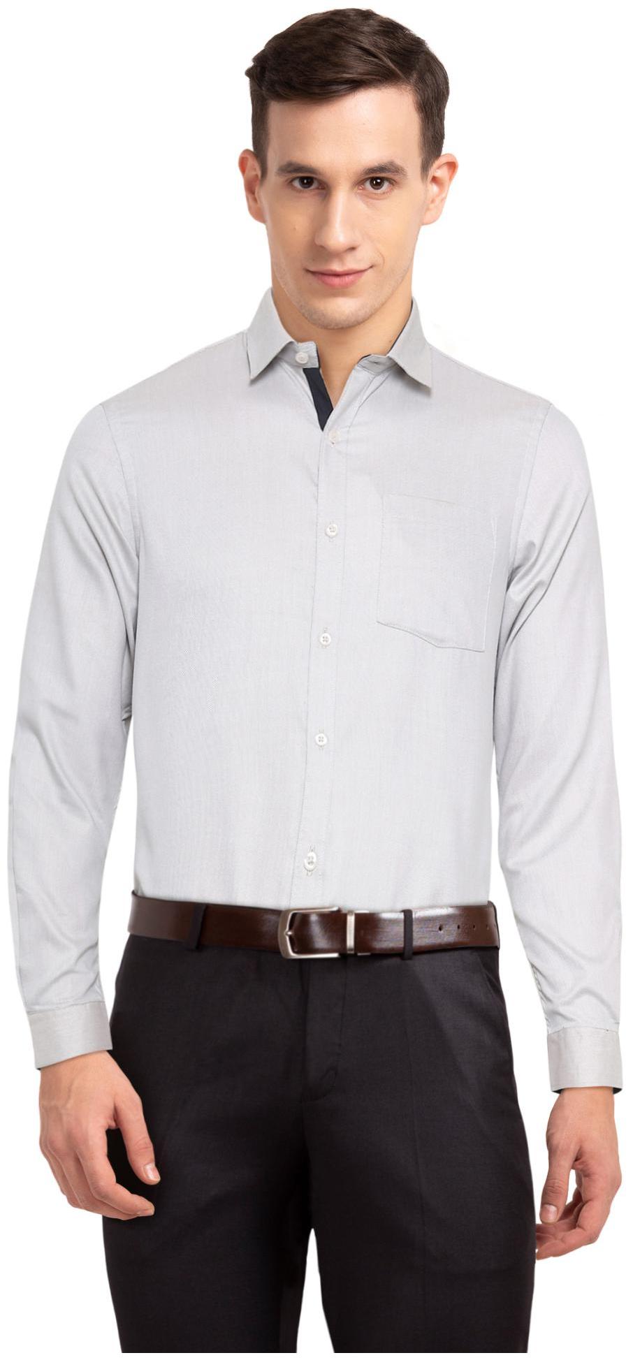 

Excalibur Men Regular fit Formal Shirt - Grey