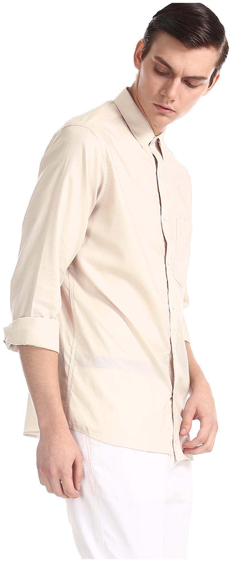 

Excalibur Men Regular fit Formal Shirt - Beige