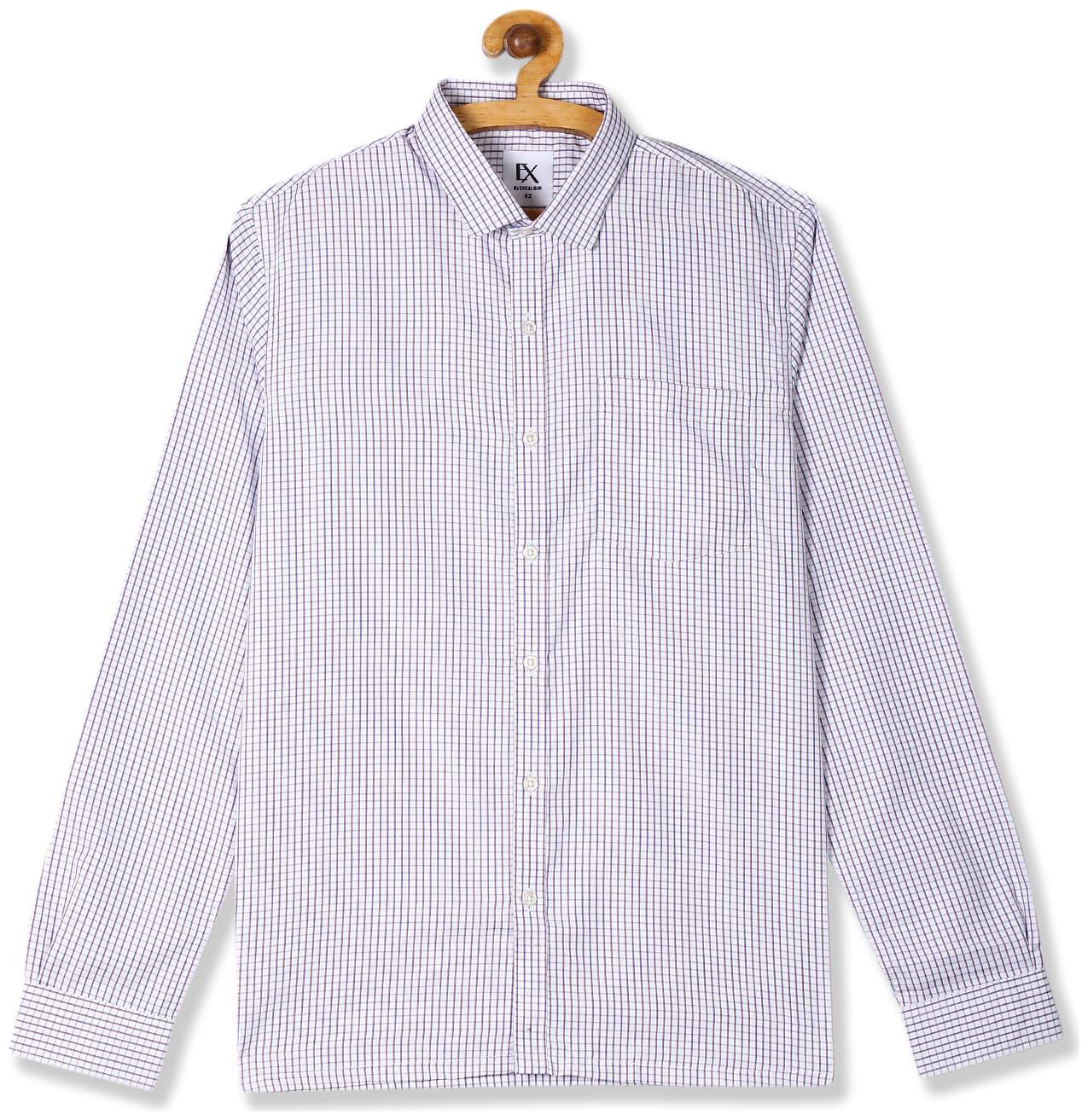 

Excalibur Men Regular fit Formal Shirt - White