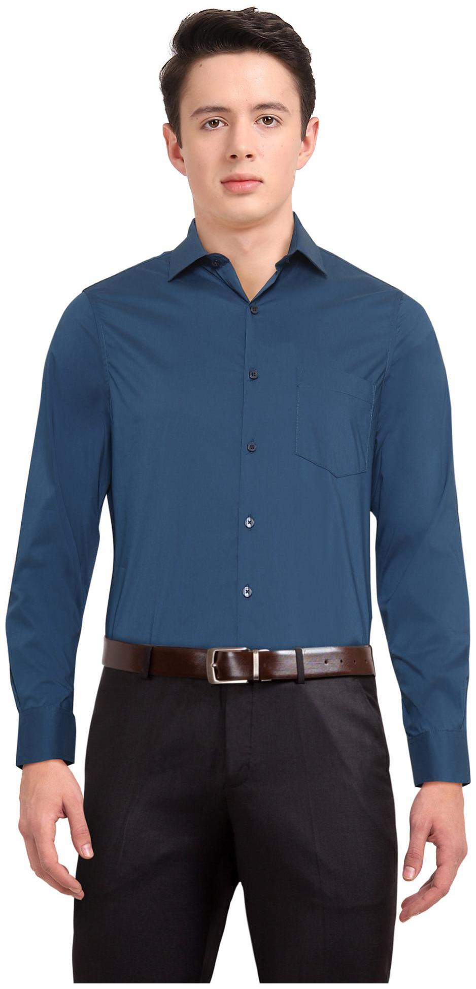 

Excalibur Men Regular fit Formal Shirt - Blue