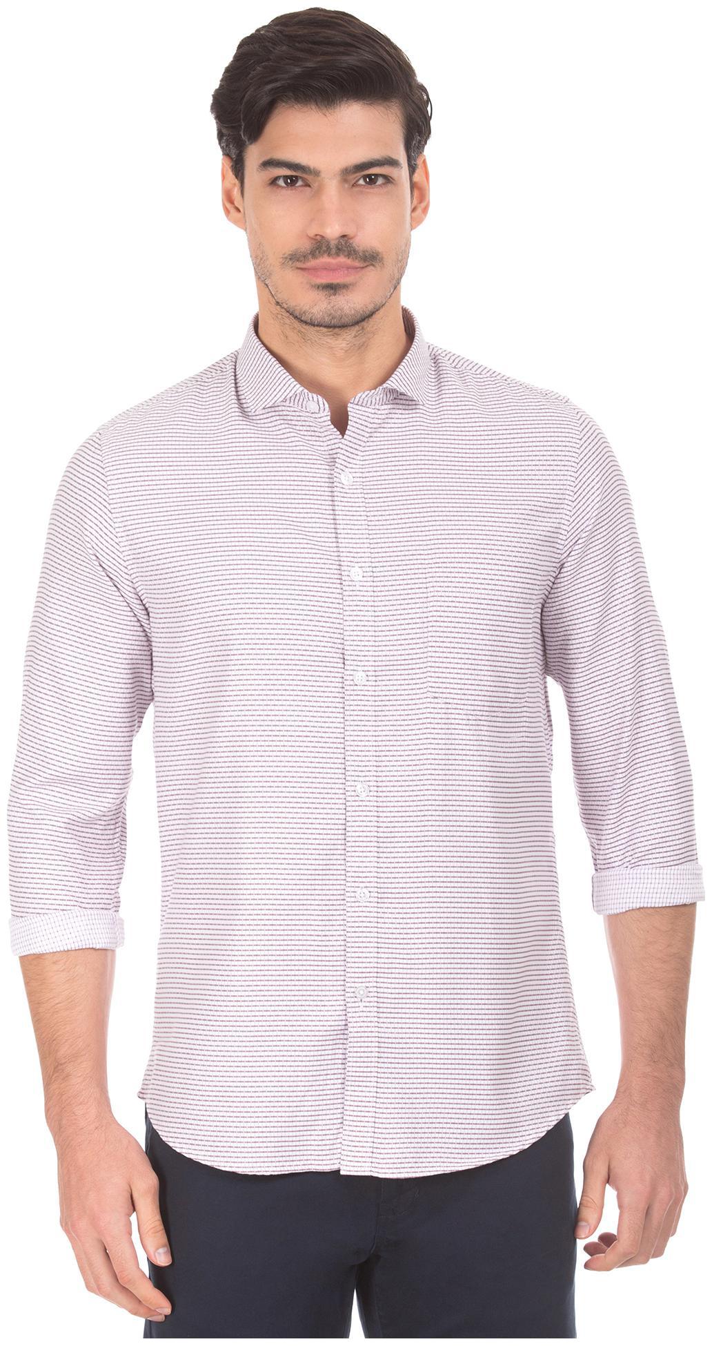 

Excalibur Men Slim fit Formal Shirt - Purple