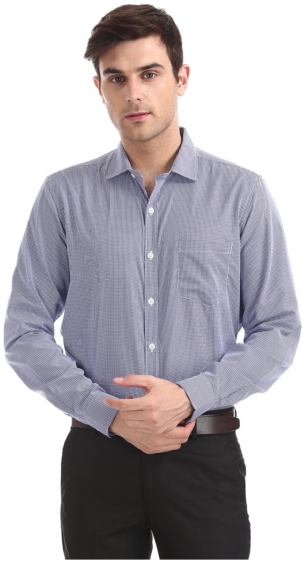 

Excalibur Men Regular fit Formal Shirt - Blue