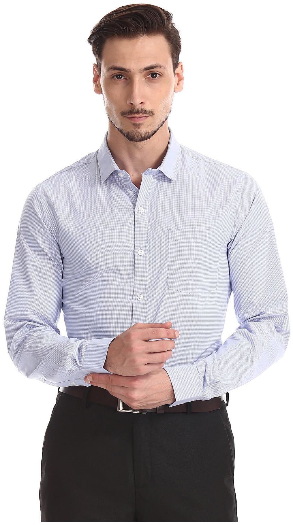 

Excalibur Men Regular fit Formal Shirt - Blue