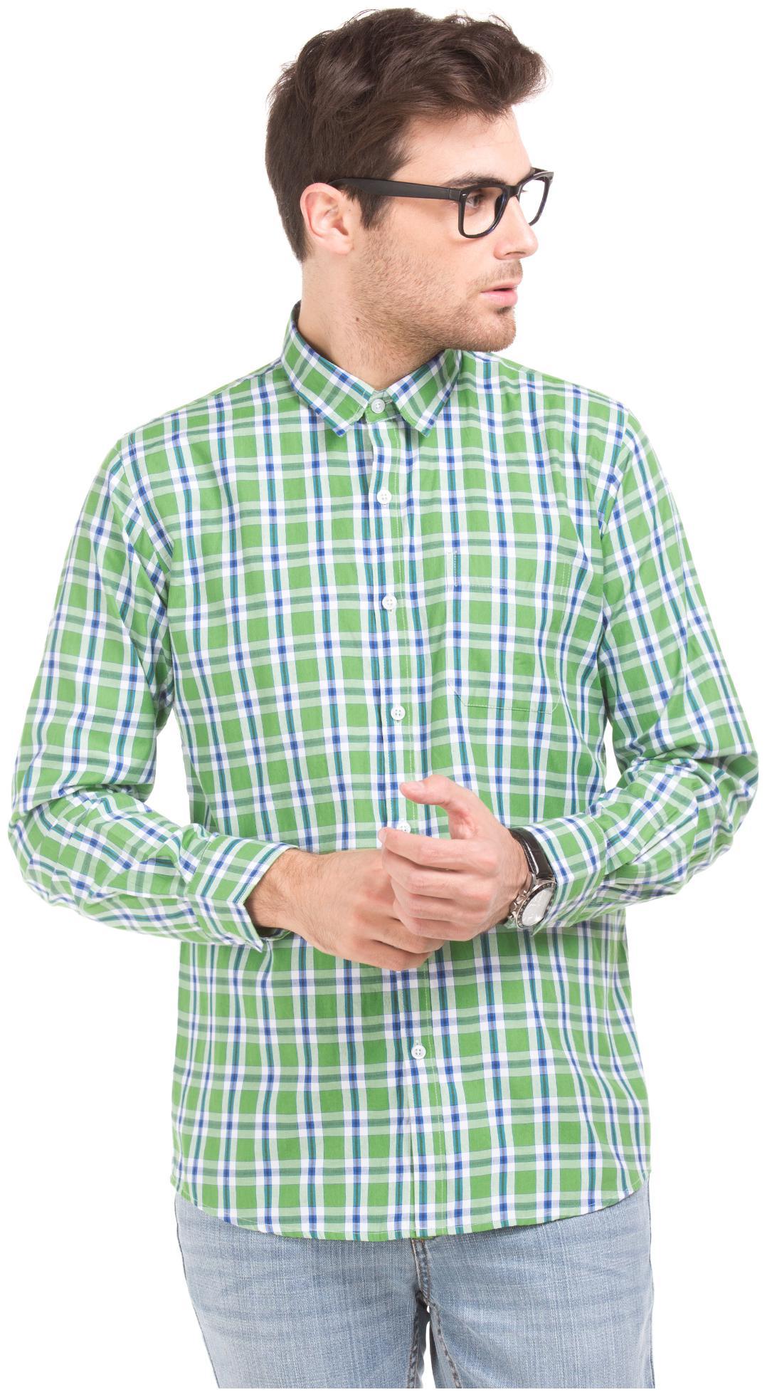 

Excalibur Men Regular fit Formal Shirt - Green