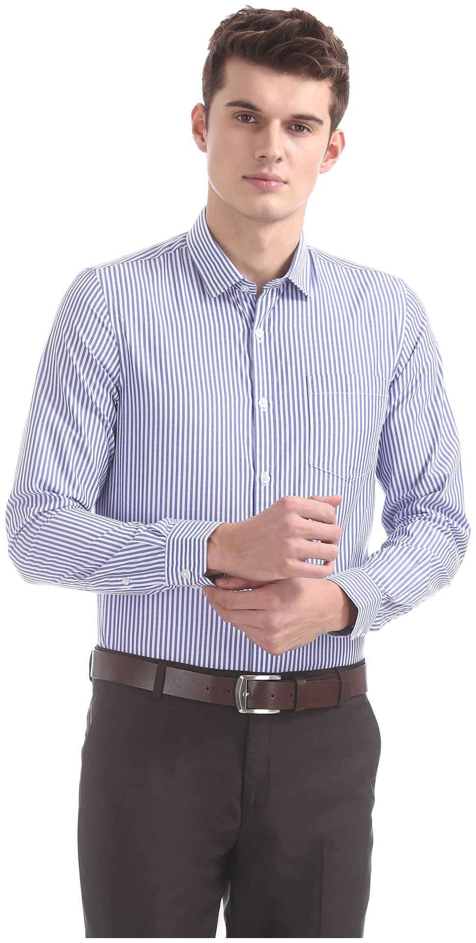 

Excalibur Men Regular fit Formal Shirt - Blue