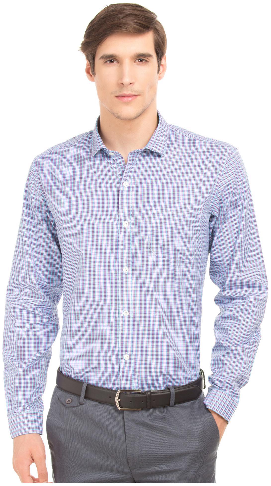 

Excalibur Men Regular fit Formal Shirt - Blue