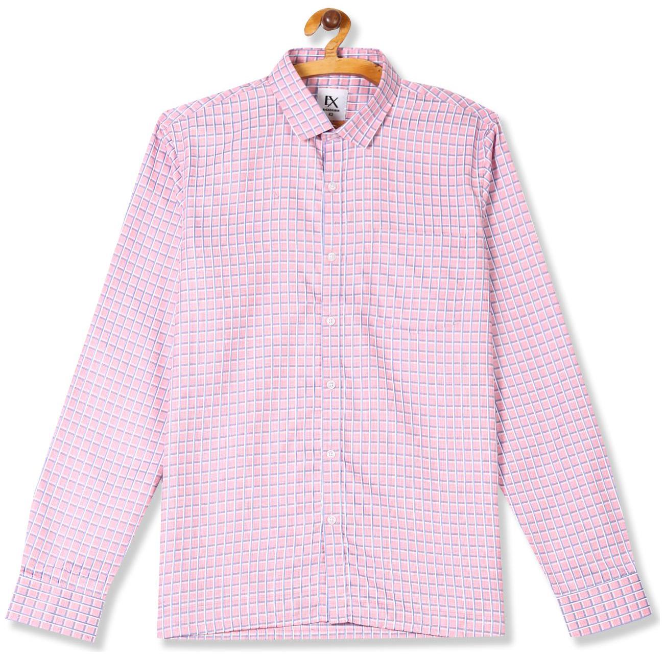 

Excalibur Men Regular fit Formal Shirt - Red