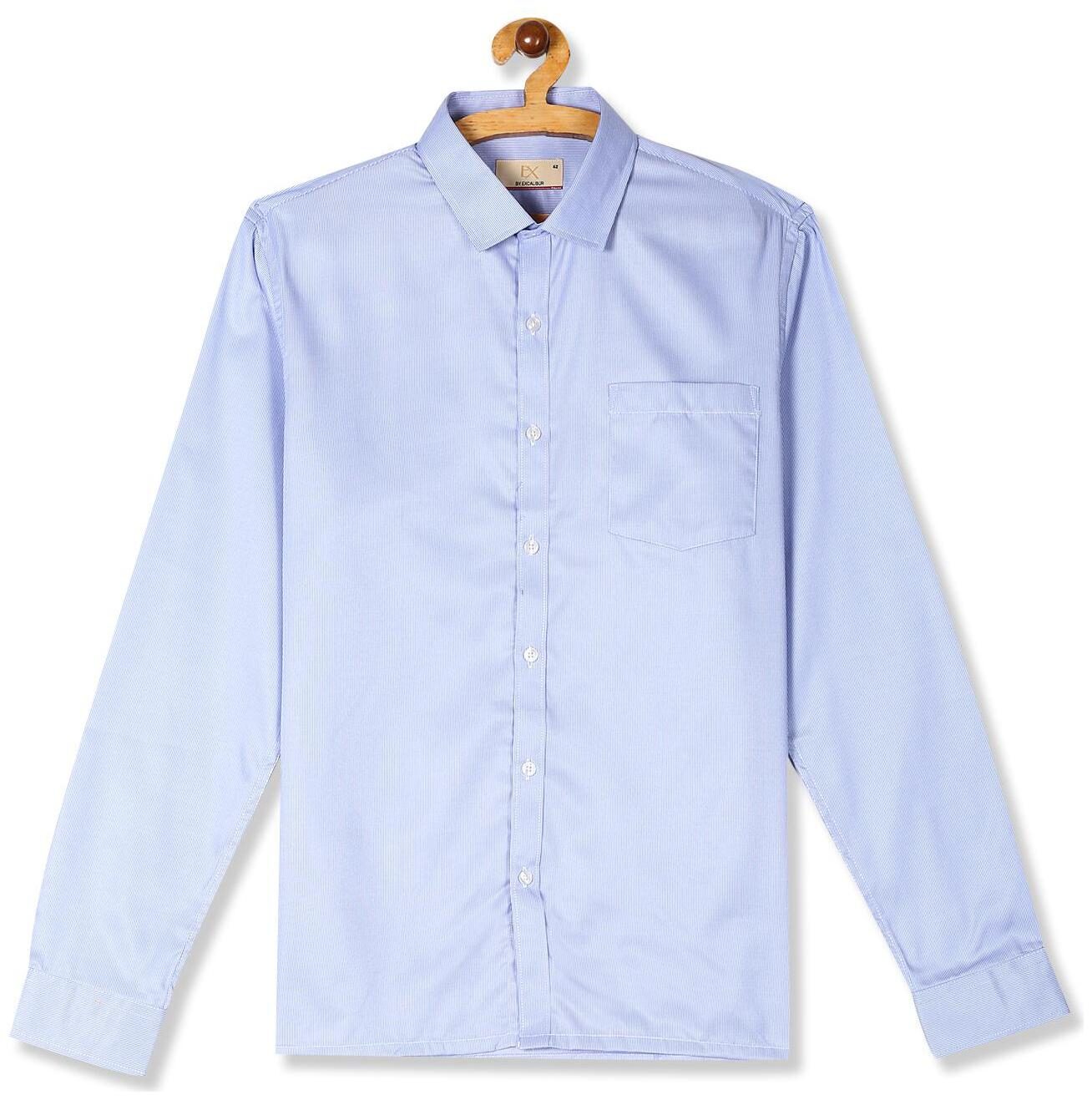 

Excalibur Men Regular fit Formal Shirt - Blue