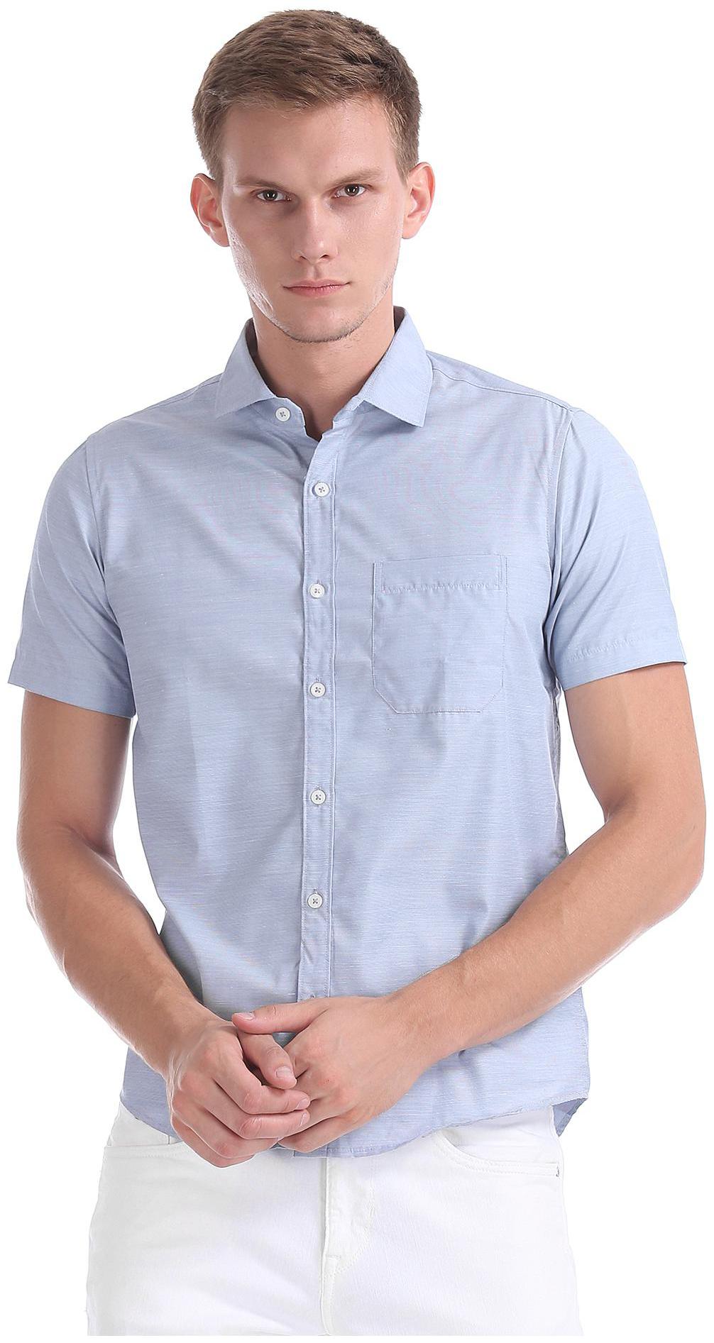 

Excalibur Men Regular fit Formal Shirt - Blue