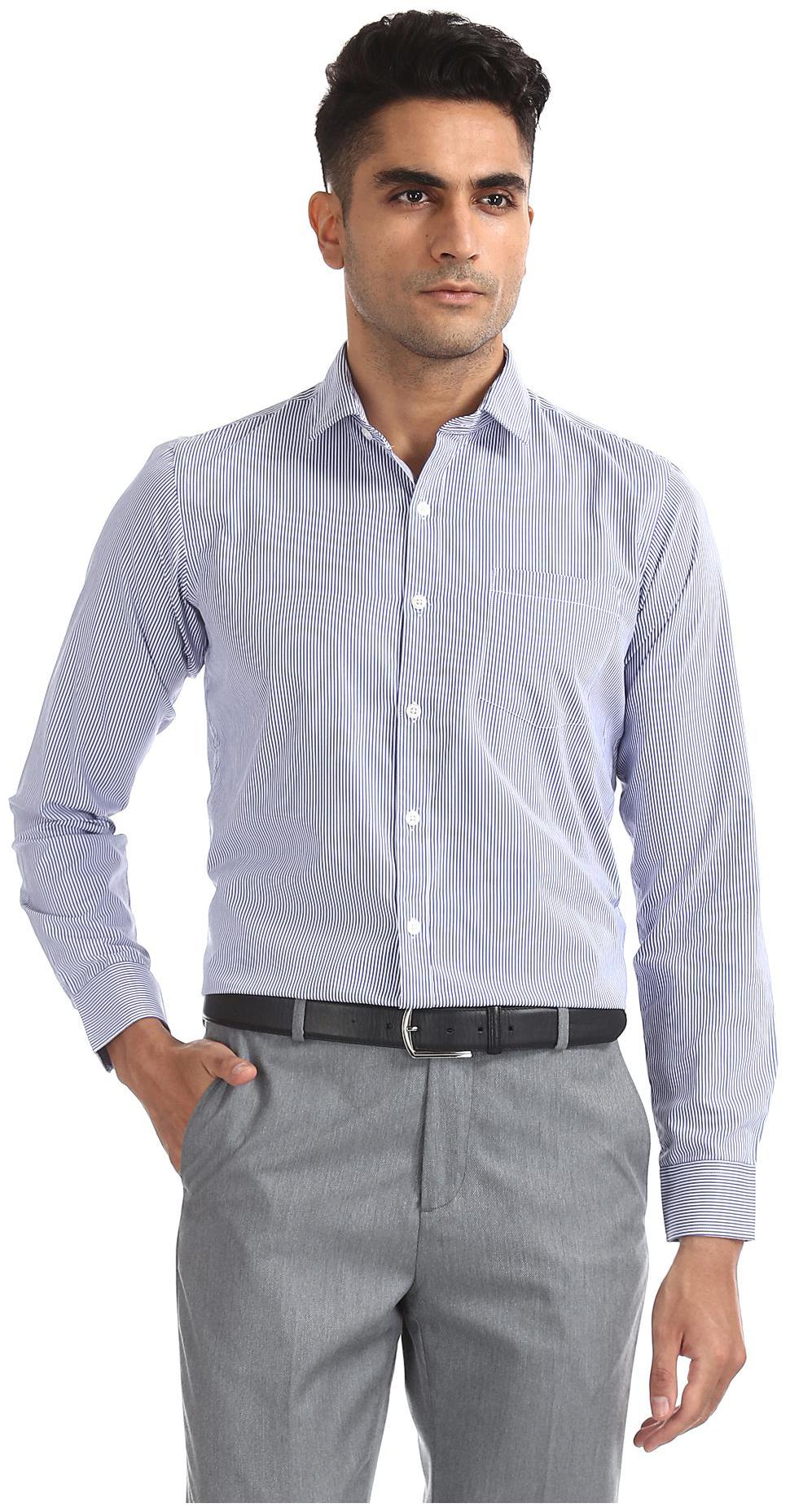 

Excalibur Men Regular fit Formal Shirt - Blue