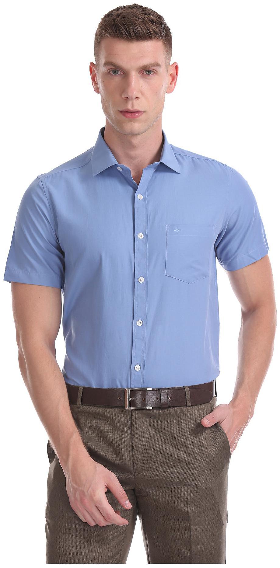 

Excalibur Men Regular fit Formal Shirt - Blue
