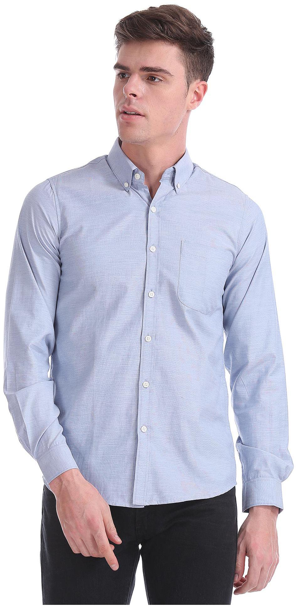 

Excalibur Men Slim fit Formal Shirt - Blue