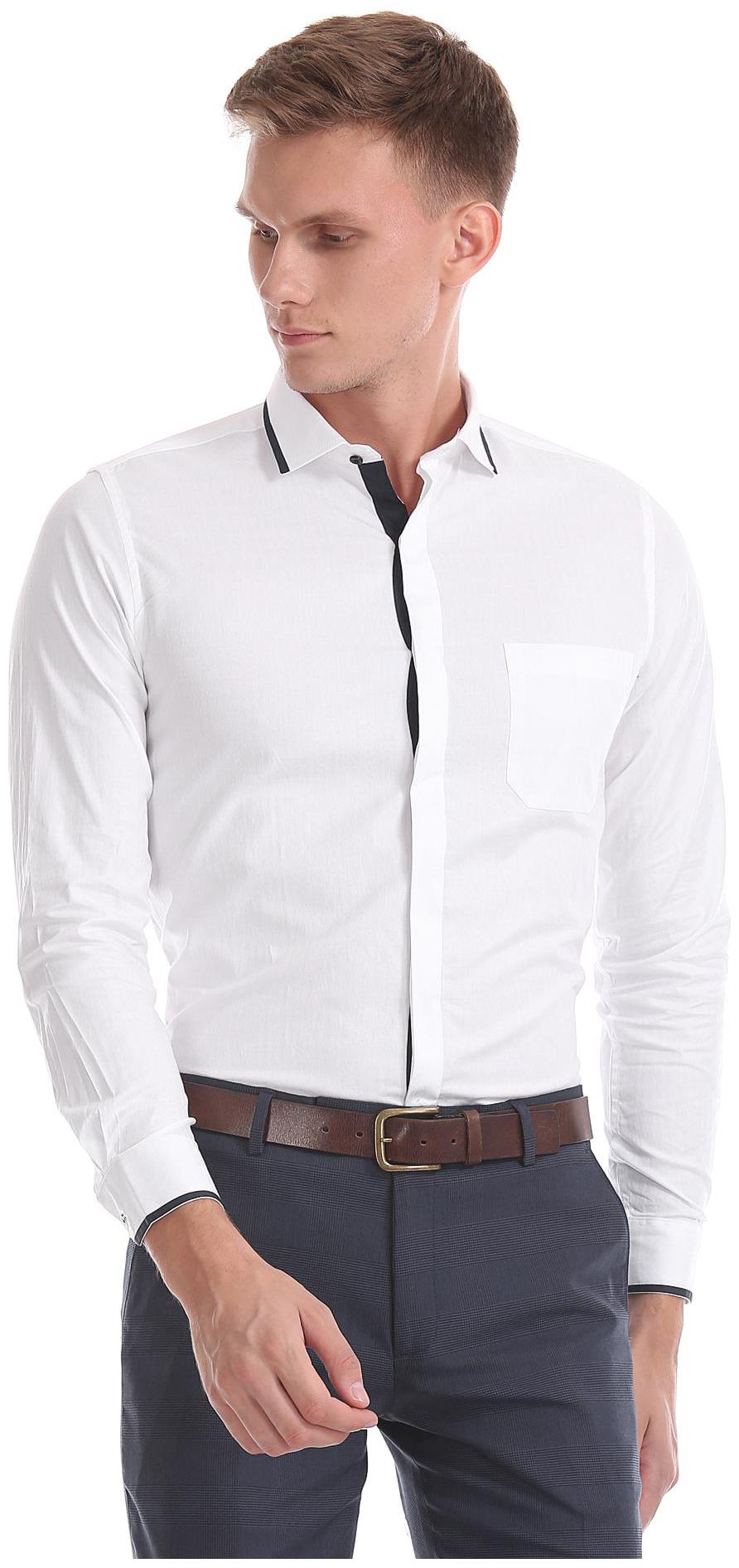

Excalibur Men Regular fit Formal Shirt - White