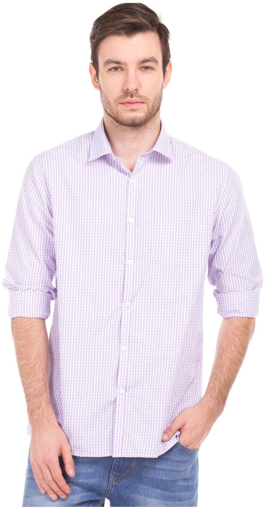 

Excalibur Men Regular fit Formal Shirt - Purple