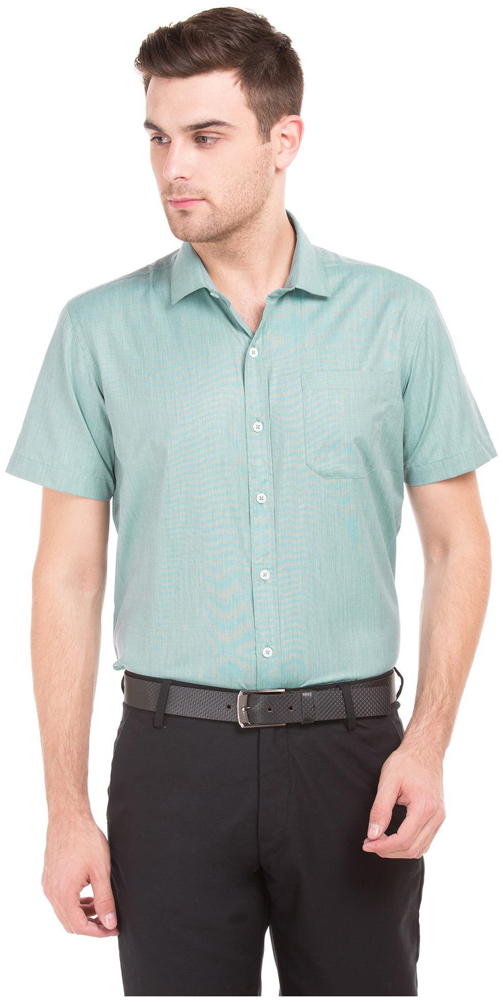 

Excalibur Men Regular fit Formal Shirt - Green
