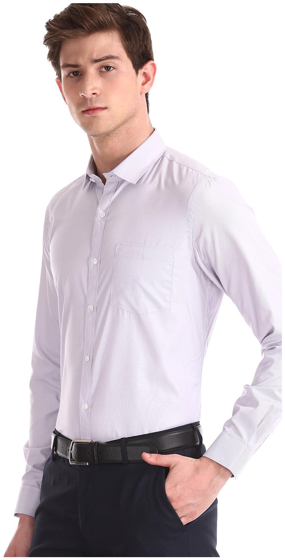 

Excalibur Men Regular fit Formal Shirt - Grey