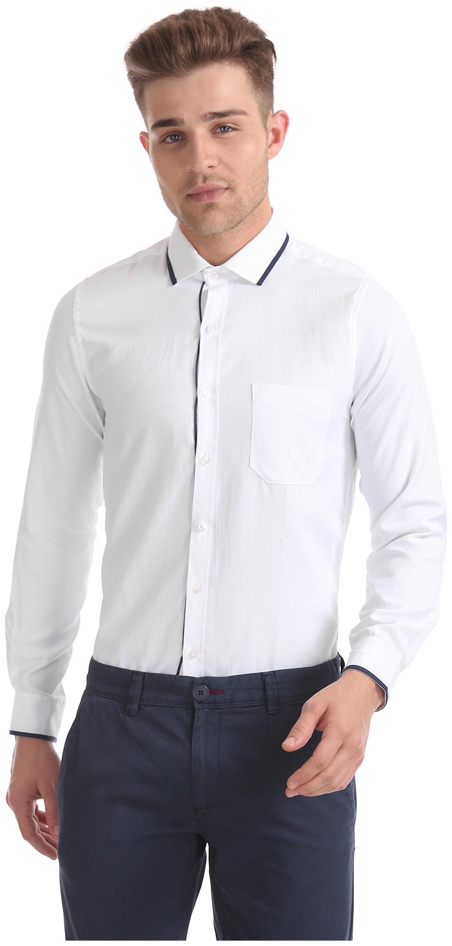 

Excalibur Men Super slim fit Formal Shirt - White