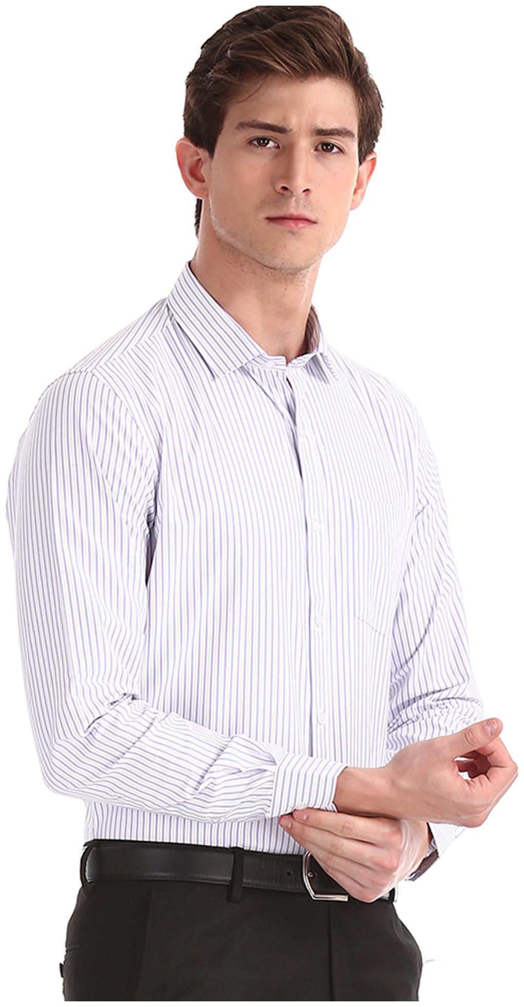 

Excalibur Men Regular fit Formal Shirt - White