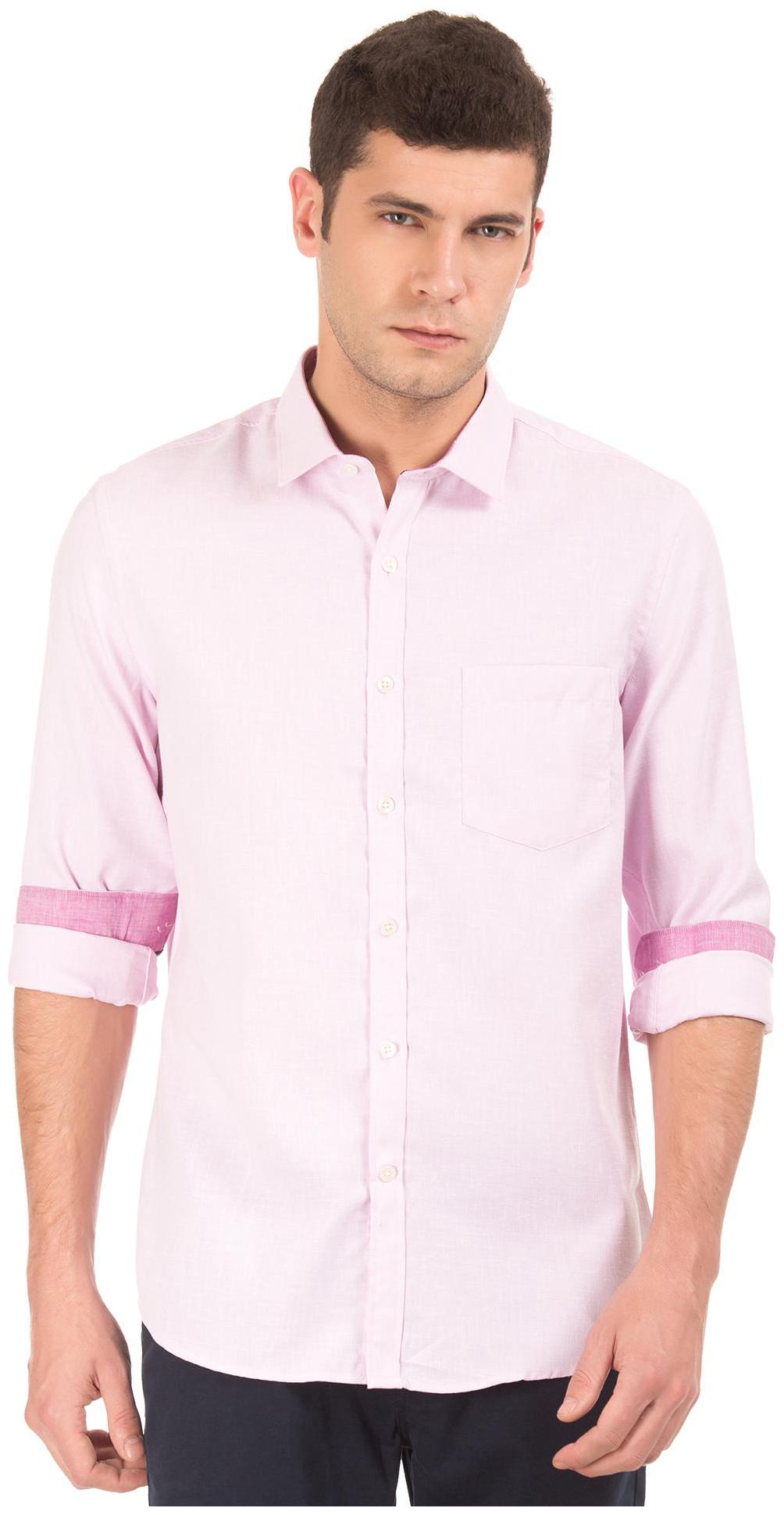 

Excalibur Men Slim fit Formal Shirt - Purple