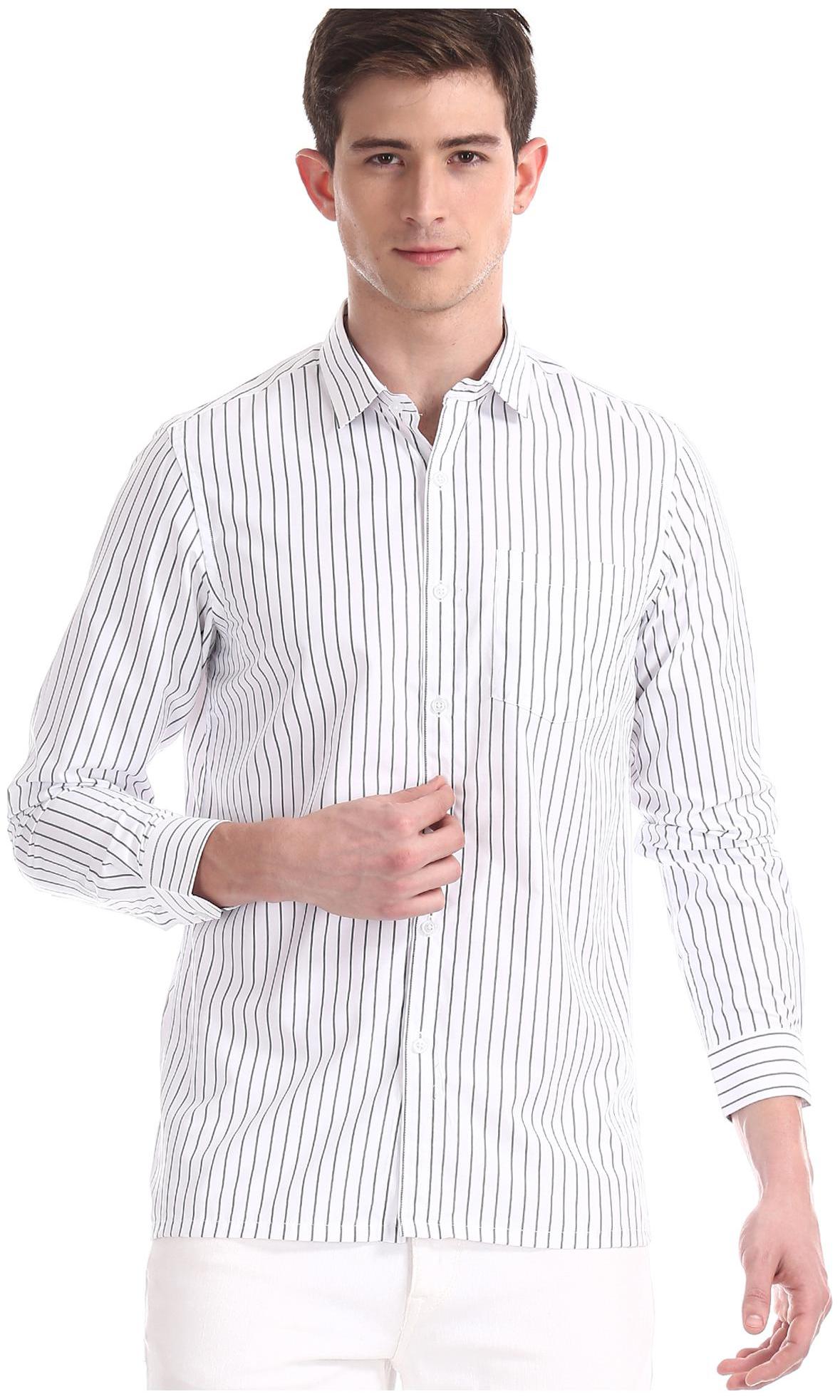 

Excalibur Men Regular fit Formal Shirt - White