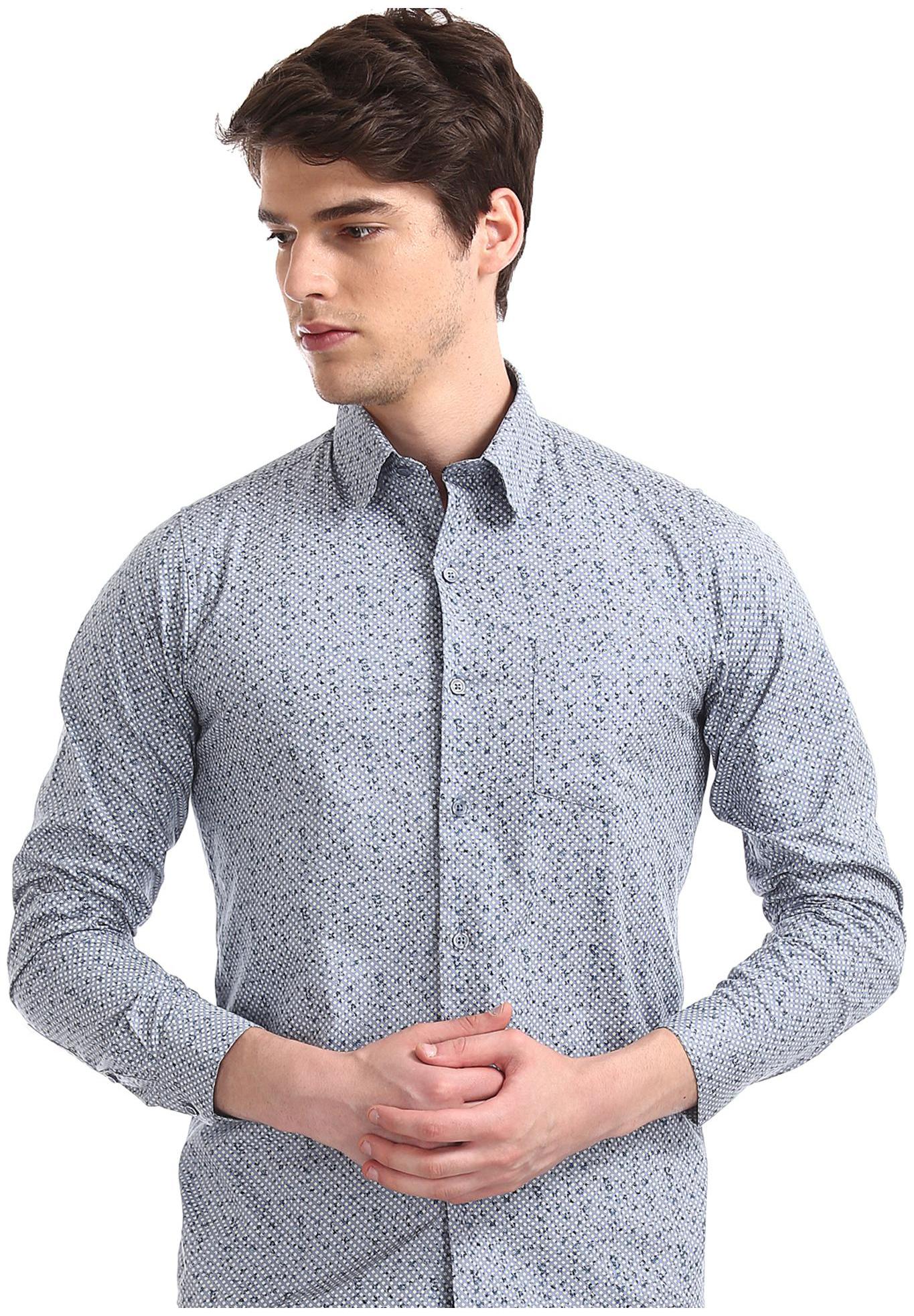 

Excalibur Men Super slim fit Formal Shirt - Blue