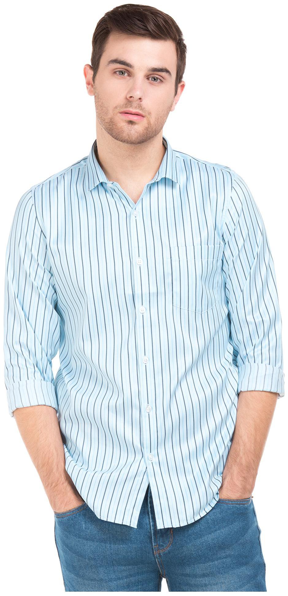 

Excalibur Men Slim fit Formal Shirt - Blue