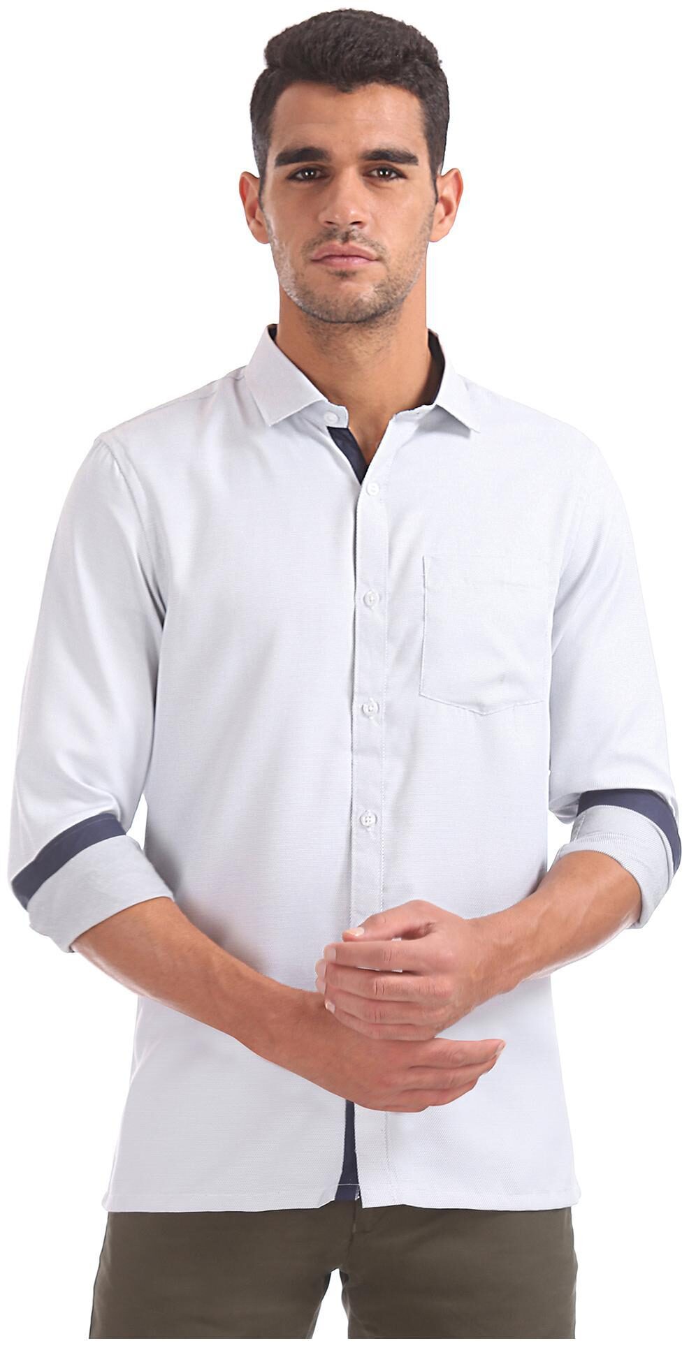 

Excalibur Men Regular fit Formal Shirt - Black