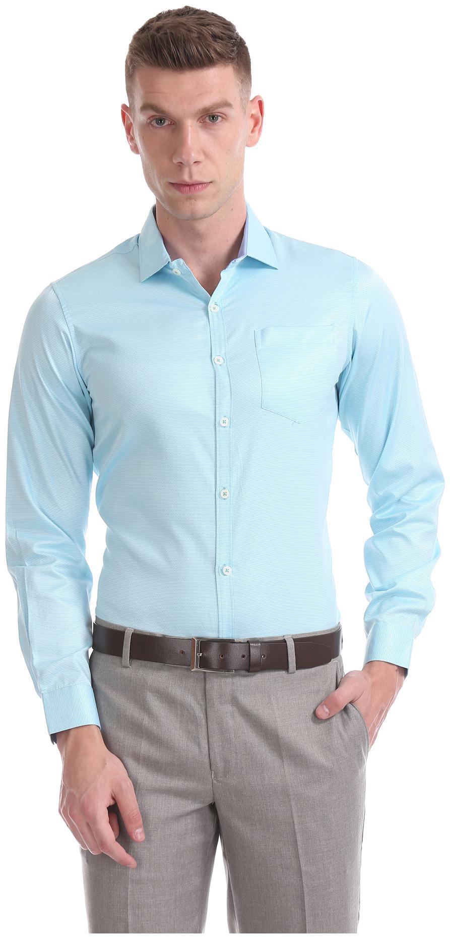 

Excalibur Men Slim fit Formal Shirt - Blue