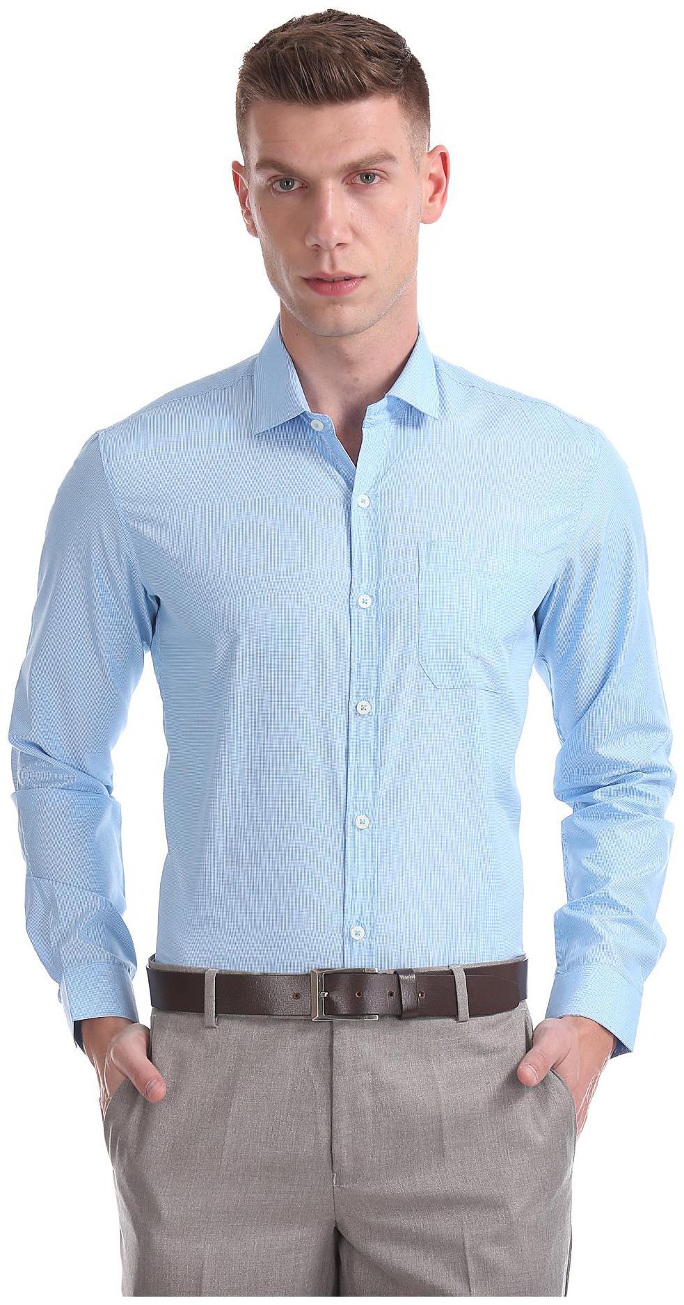 

Excalibur Men Regular fit Formal Shirt - Blue