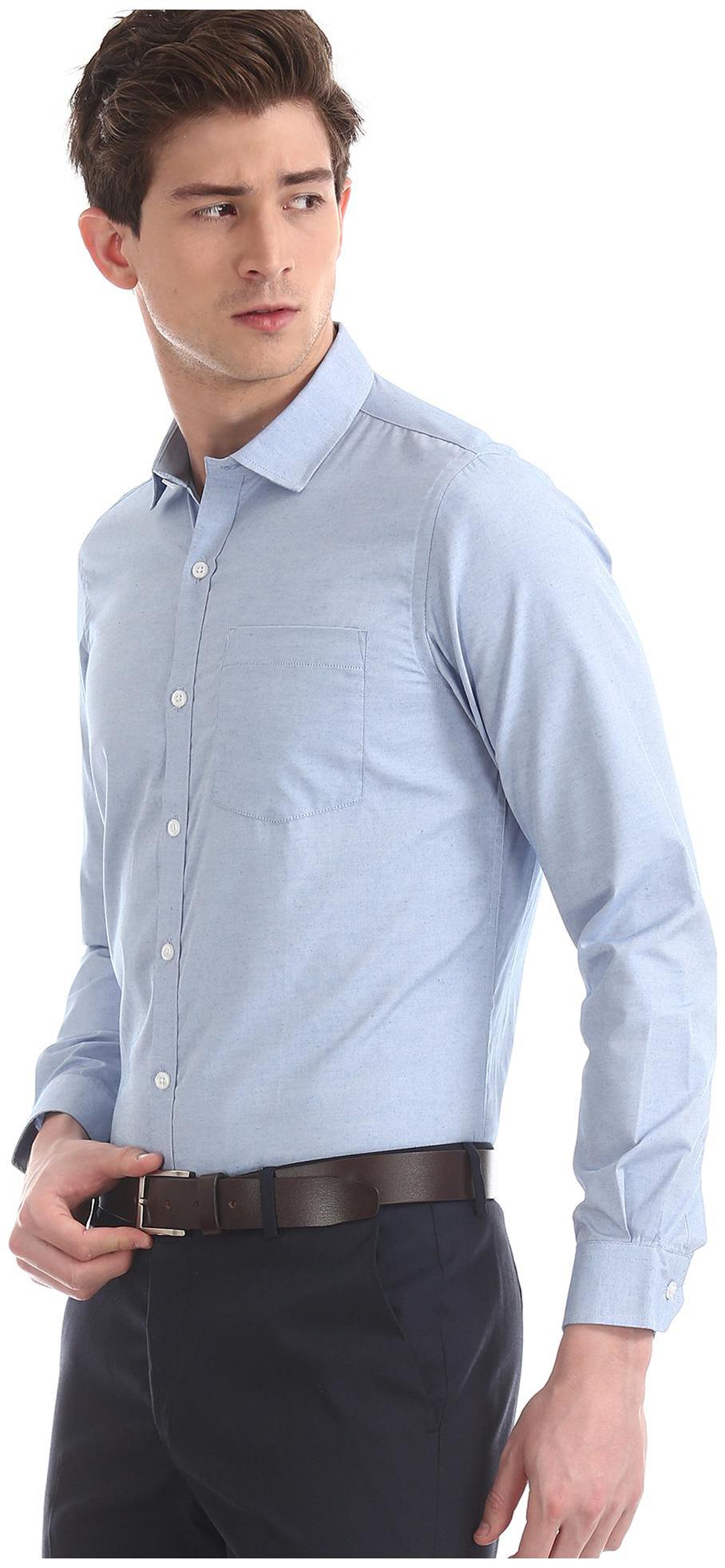 

Excalibur Men Regular fit Formal Shirt - Blue