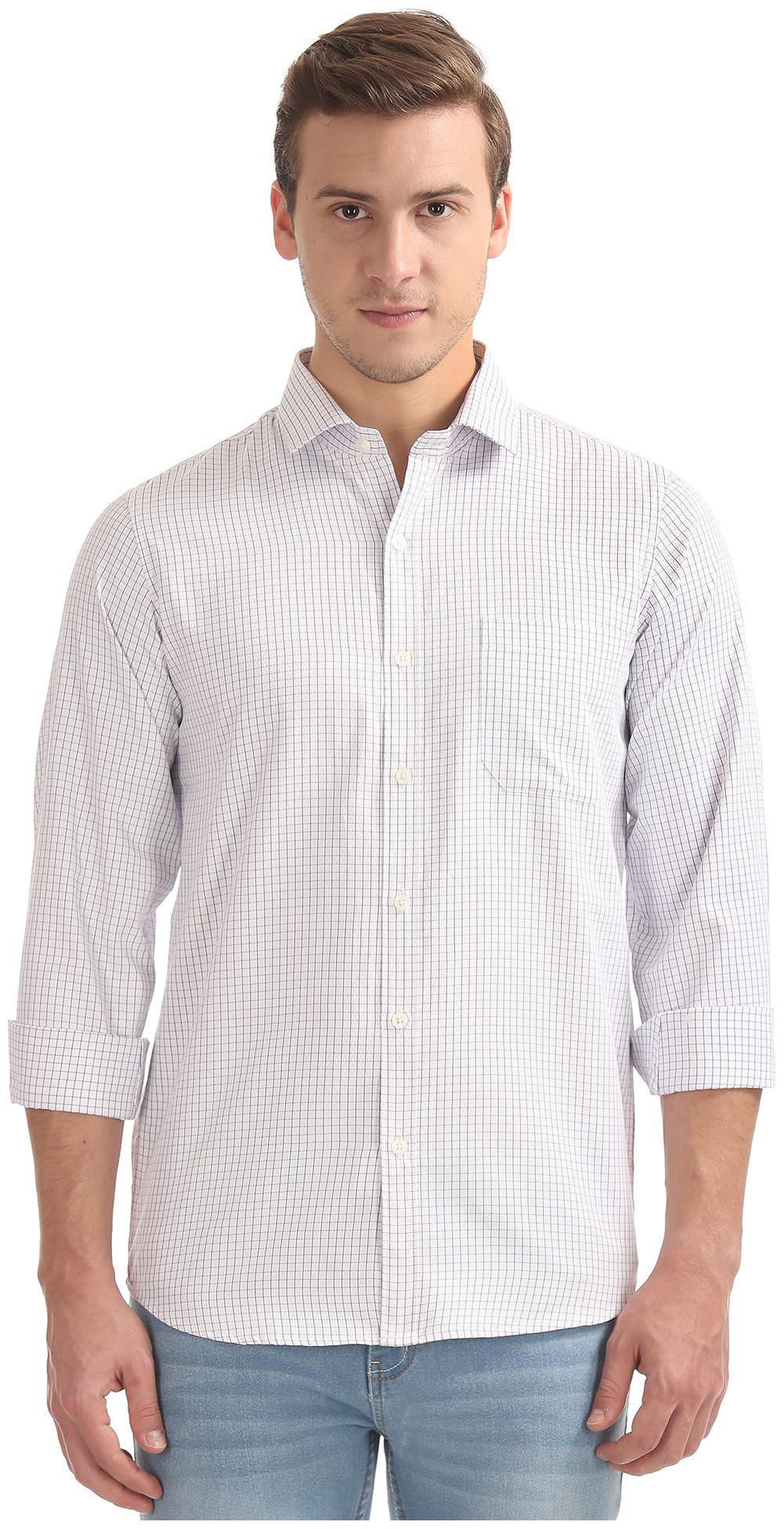 

Excalibur Men Slim fit Formal Shirt - White