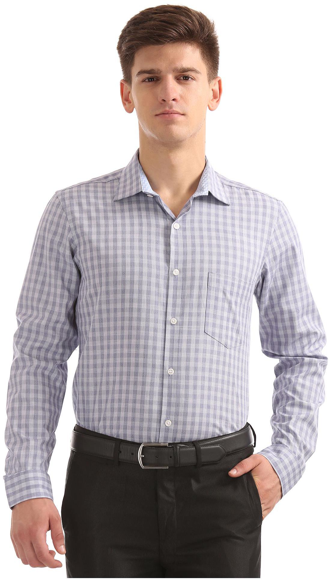 

Excalibur Men Slim fit Formal Shirt - Purple