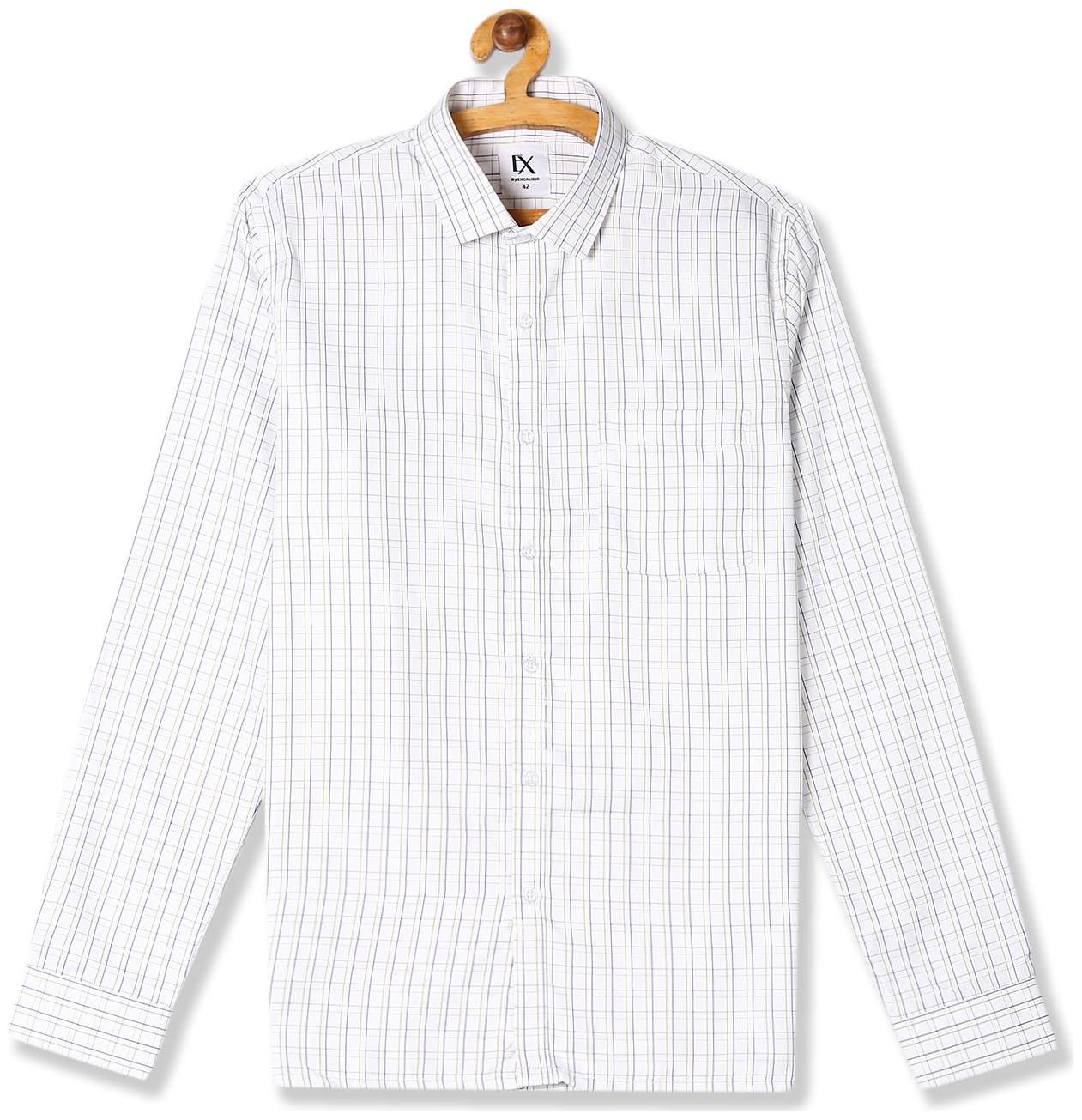 

Excalibur Men Regular fit Formal Shirt - White