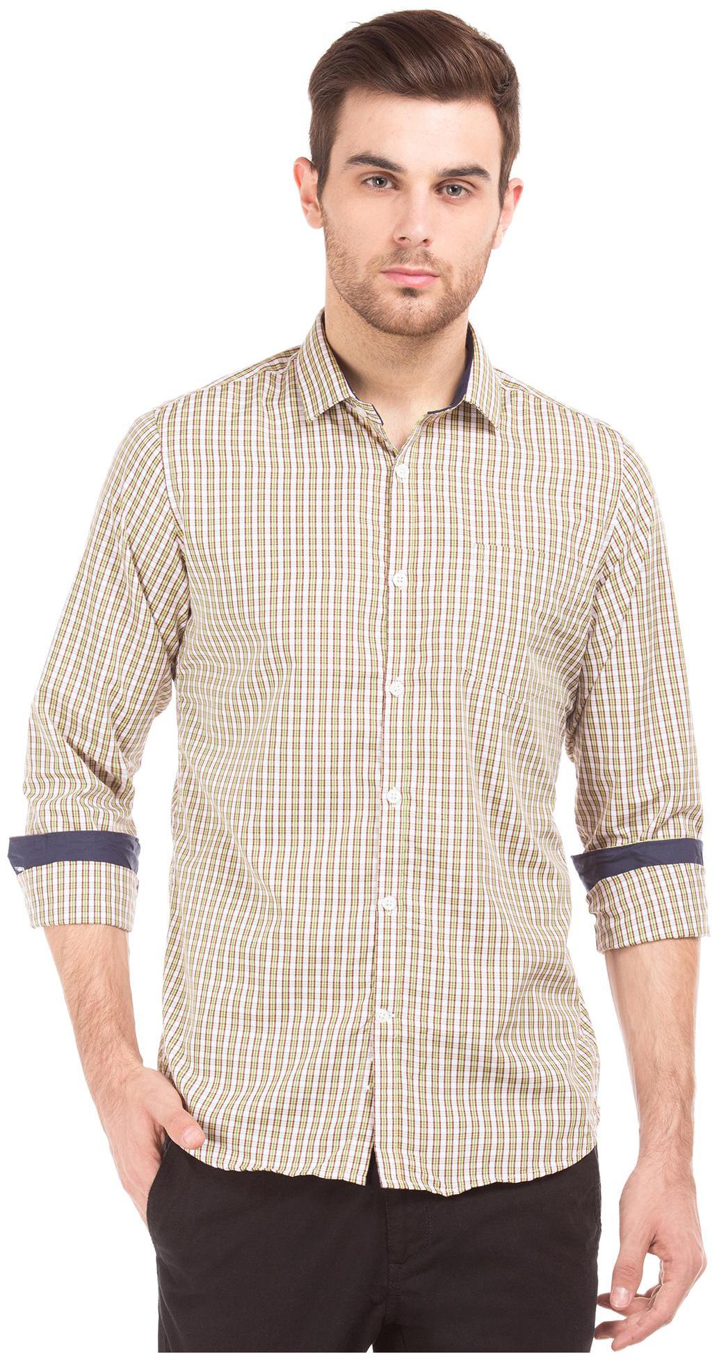 

Excalibur Men Slim fit Formal Shirt - Yellow