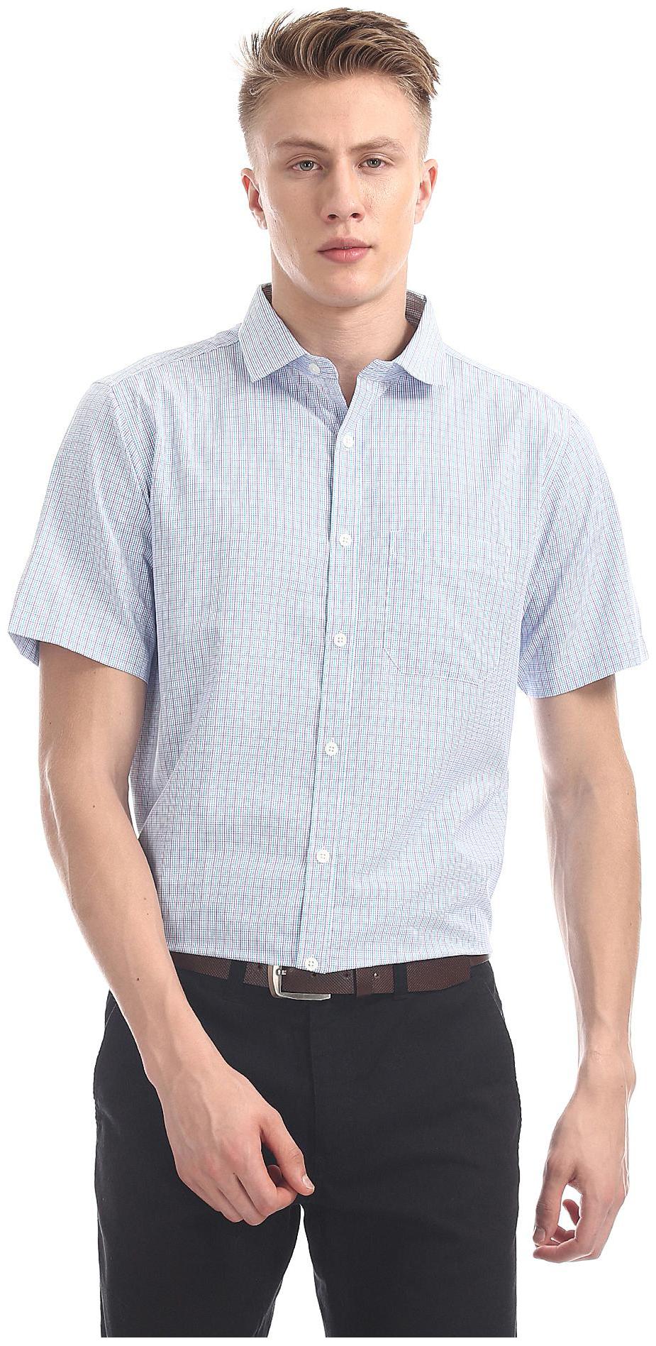 

Excalibur Men Regular fit Formal Shirt - Blue