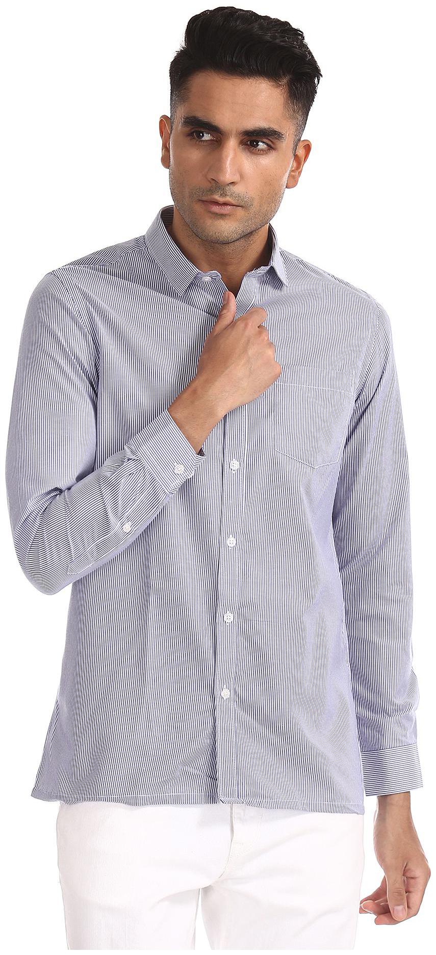 

Excalibur Men Regular fit Formal Shirt - Blue