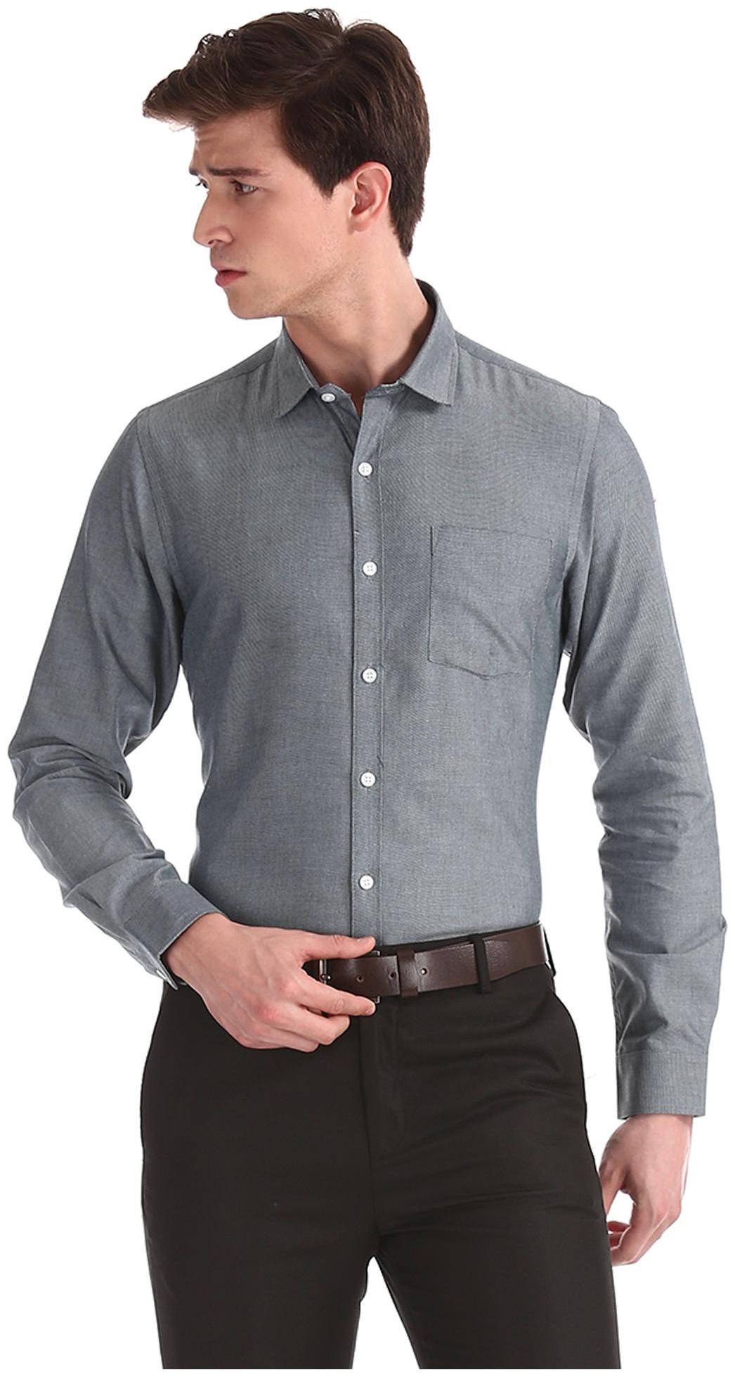 

Excalibur Men Regular fit Formal Shirt - Blue
