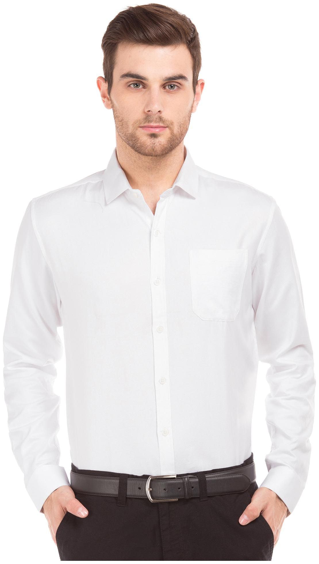 

Excalibur Men Regular fit Formal Shirt - White